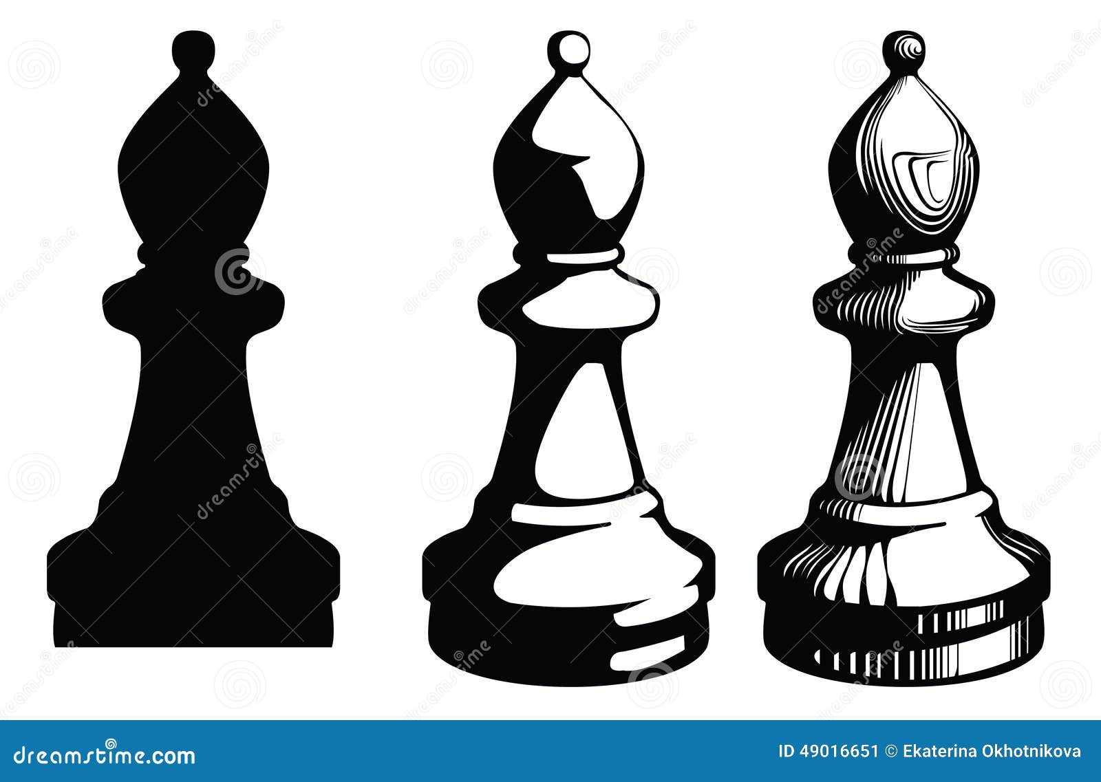 Set of chess pieces sketch. hand-drawn black - Stock Illustration  [95410990] - PIXTA