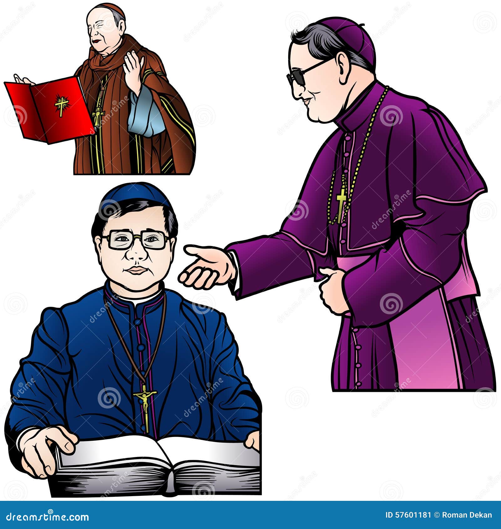 Bishop Set stock vector. Illustration of religious, clergy - 57601181