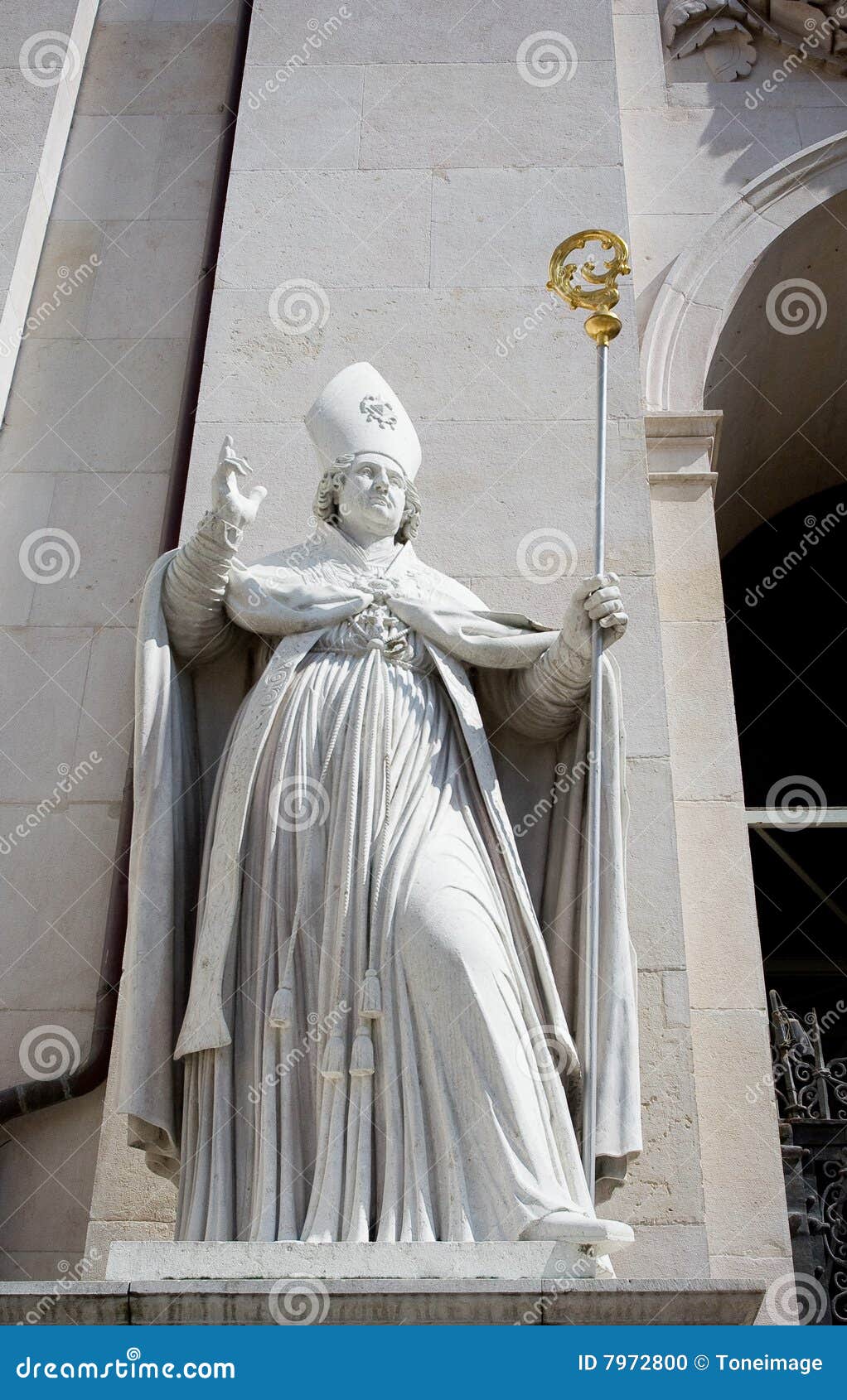 bishop statue