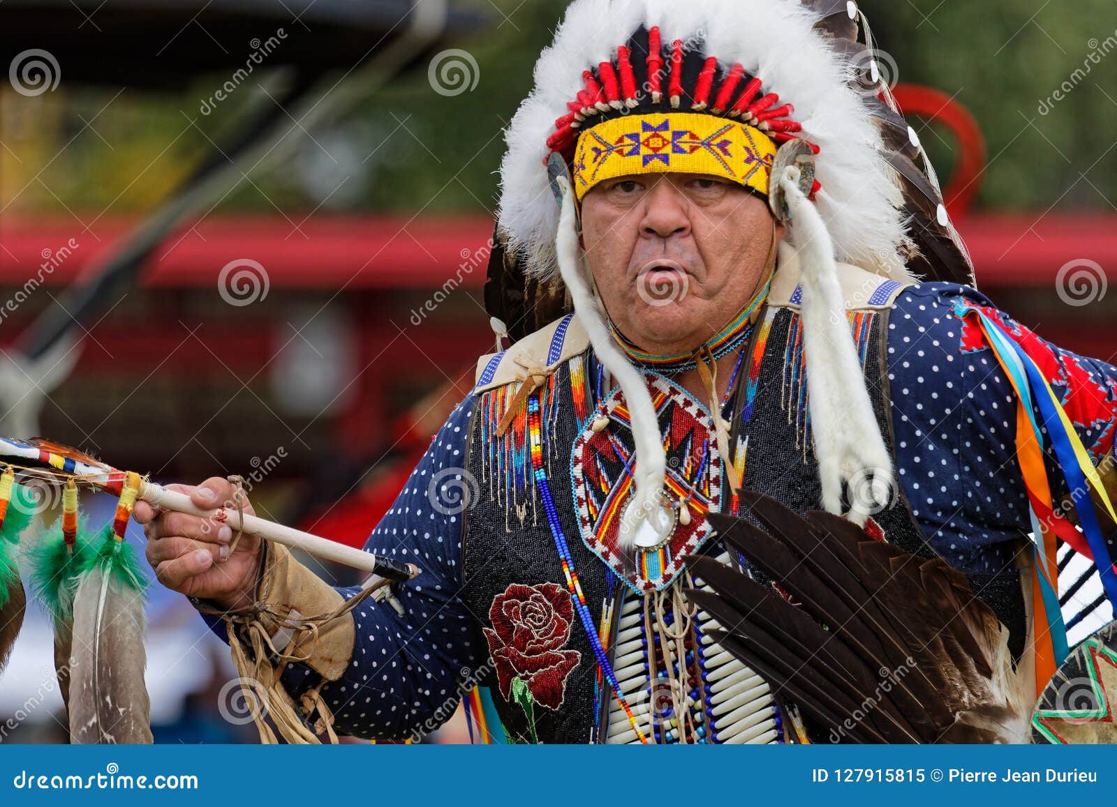 Old Dancer at the 49th Annual United Tribes Pow Wo Editorial Image ...