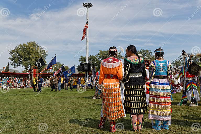 Women at the Ceremony of the 49th Annual United Tribes Pow Wow