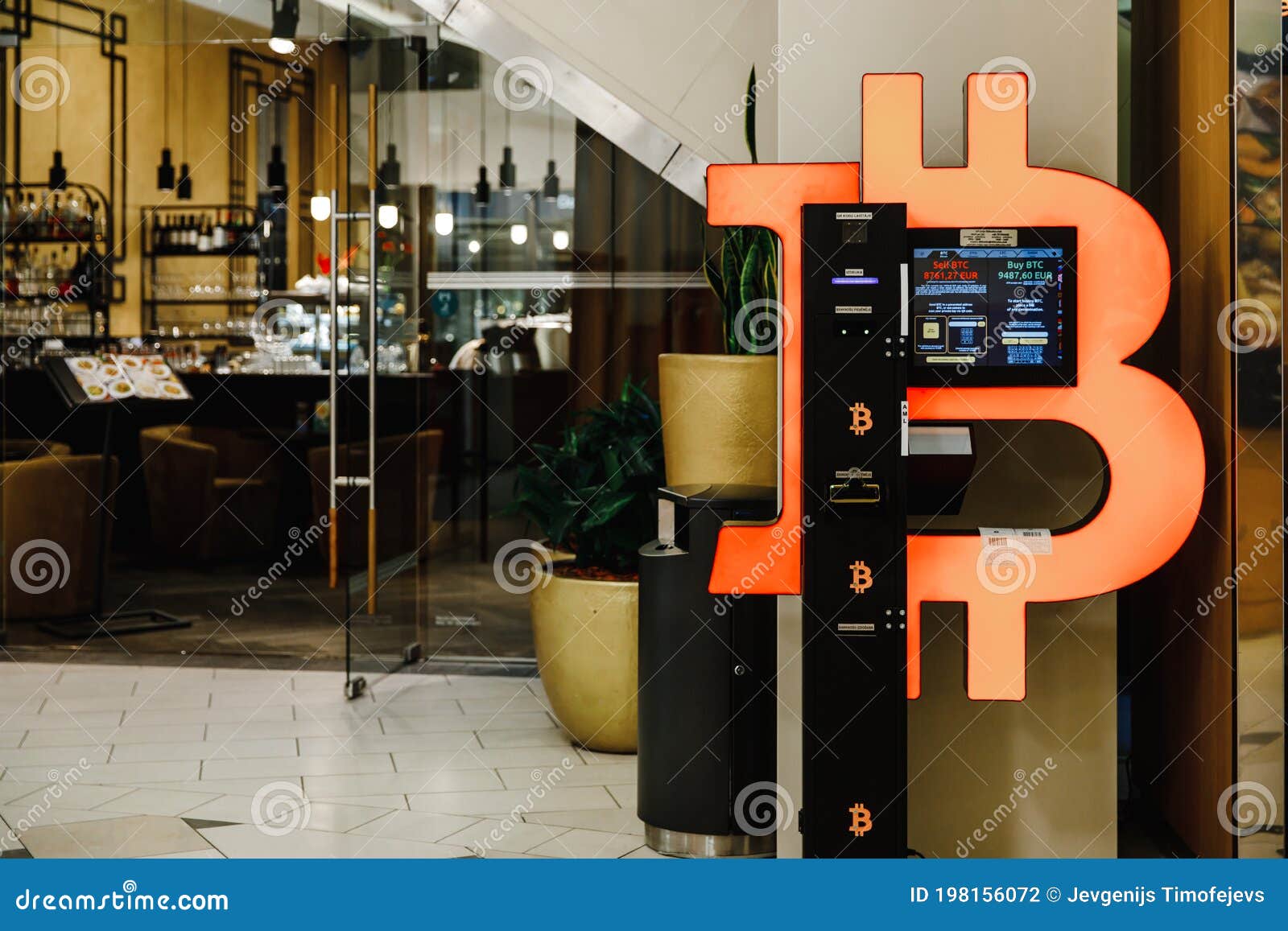 Bitcoin ATM Machine in Mall for Cryptocurrency Exchange Editorial  Photography - Image of automated, deposit: 198156072