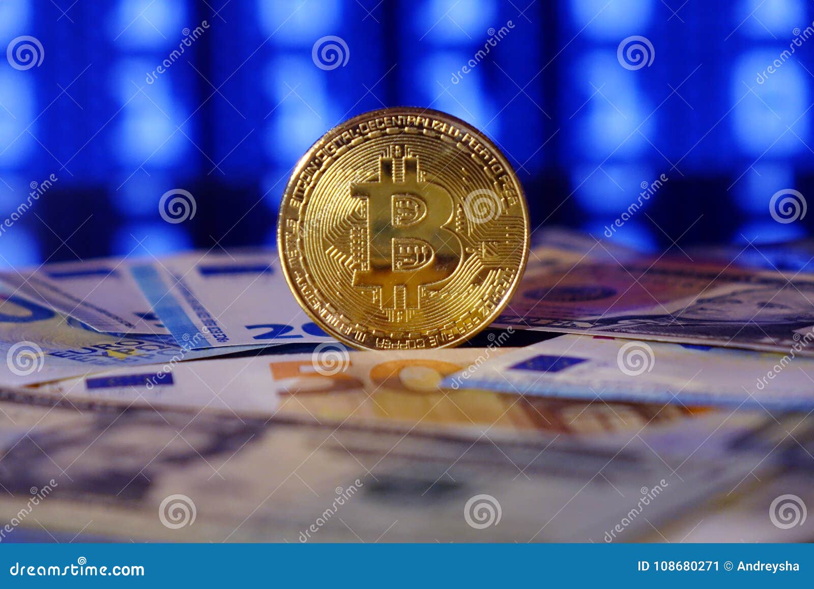 Bitcoin-Austausch Zum Dollar Und Zum Euro Cryptocurrency ...