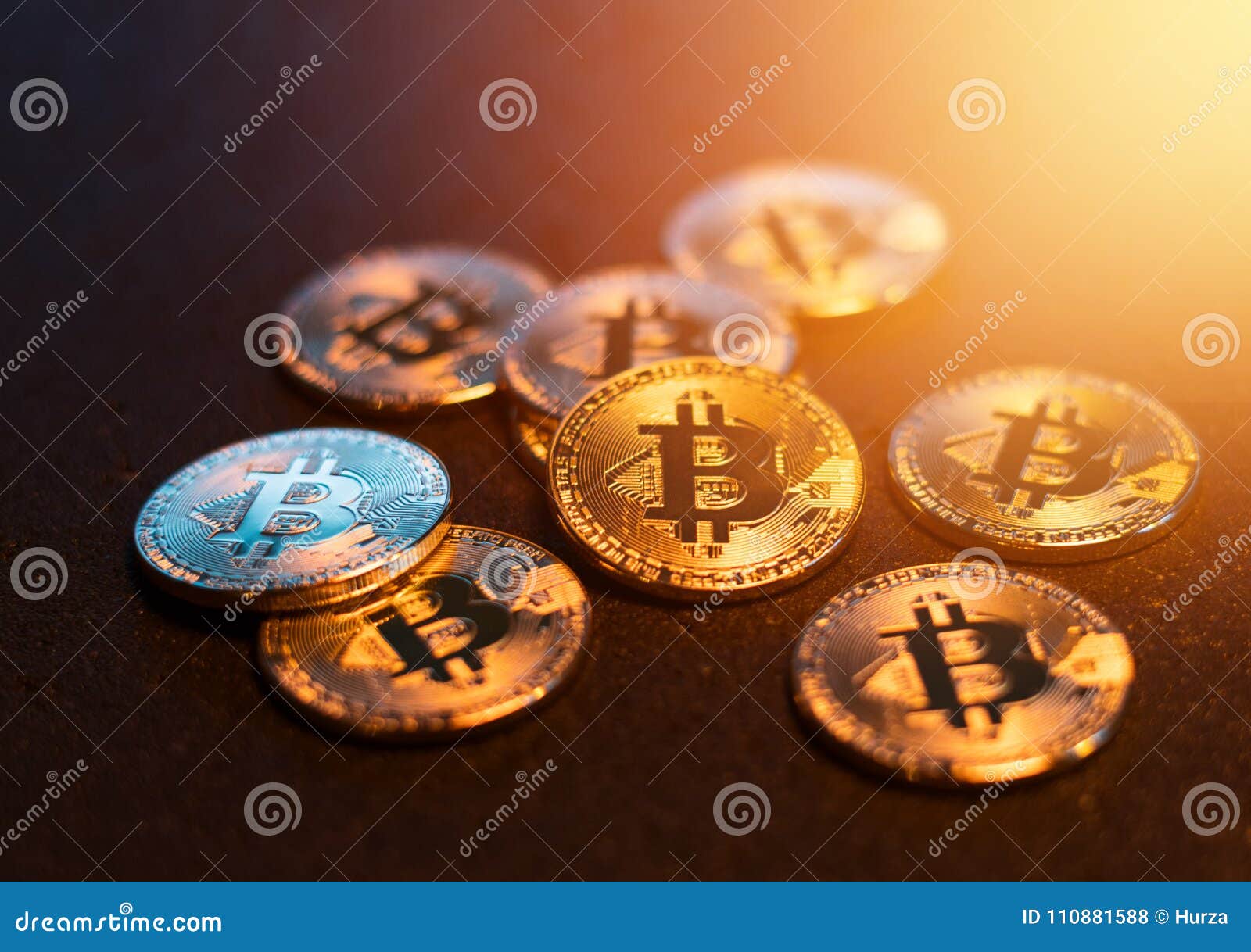 Bitcoin BTC XBT Digital Crypto Currency Stock Photo ...