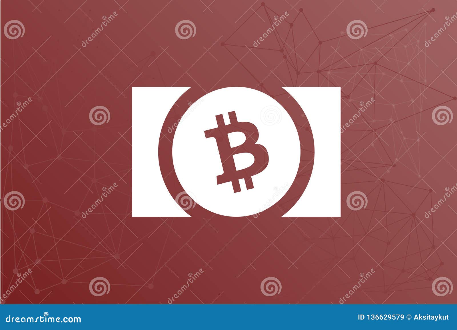 Bitcoin Cash Bch Logo Network Illustration Stock Illustration - 