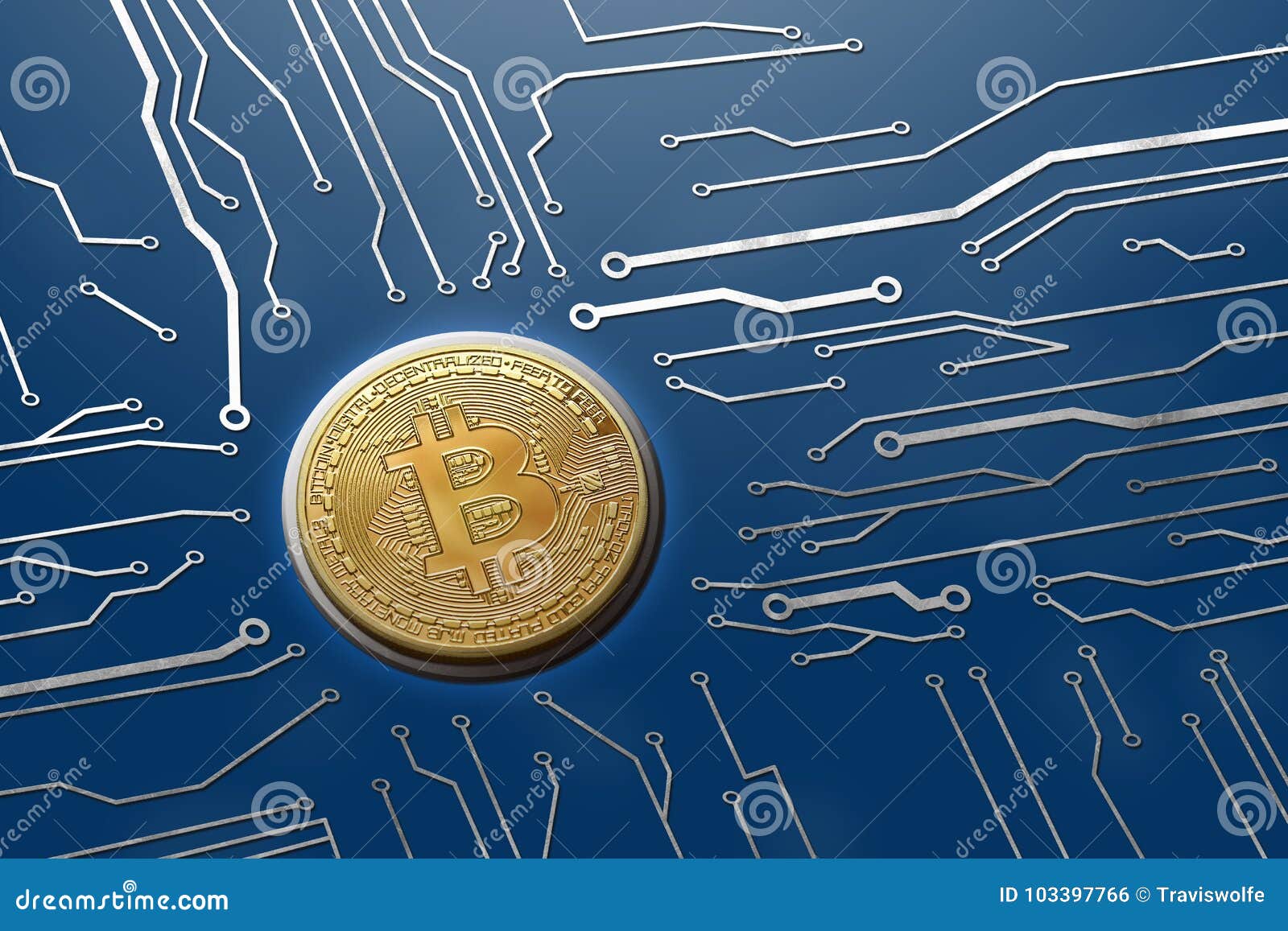 Bitcoin Circuit Board Digital Currency System for Mining on Mainframes  Stock Photo - Image of business, anonymous: 103397766