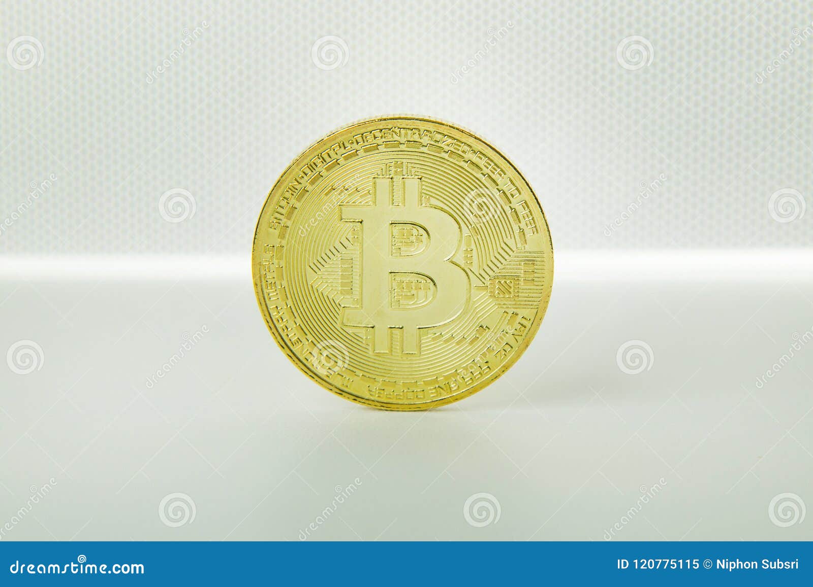 Bitcoin Crypto Currency Electronic Money Image Closeup ...