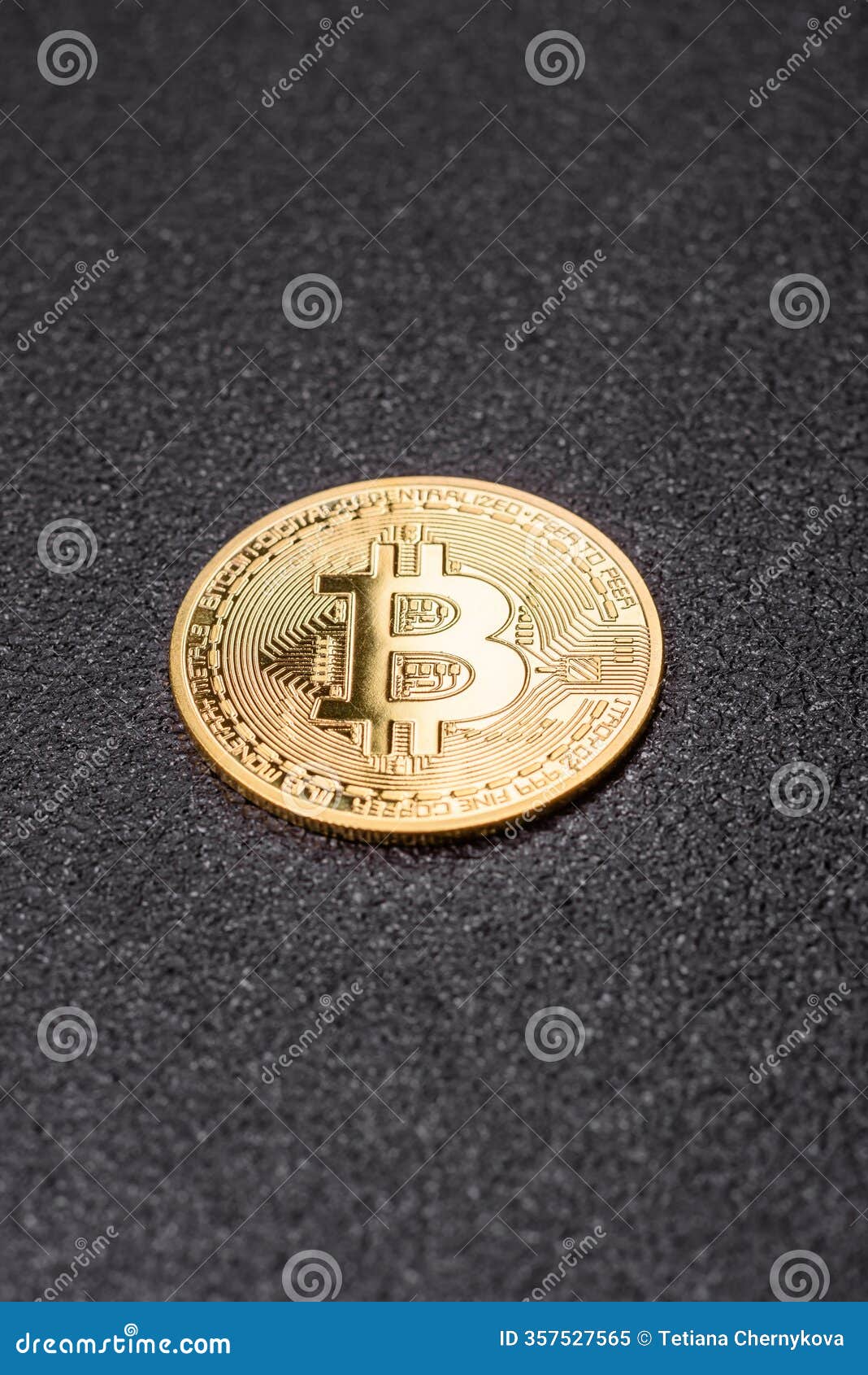 Bitcoin Cryptocurrency Dummy in the Form of a Round Iron Coin Stock Image -  Image of network, shining: 357527565