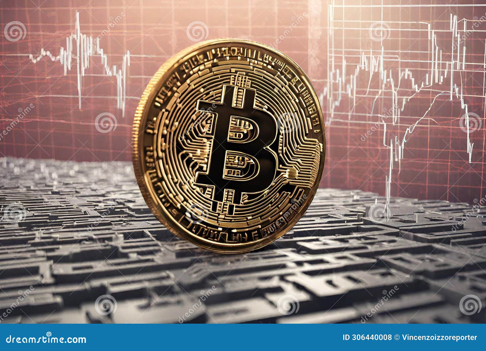 Bitcoin, Virtual Currency Created in January 2009 Stock Illustration -  Illustration of computer, coin: 306440008