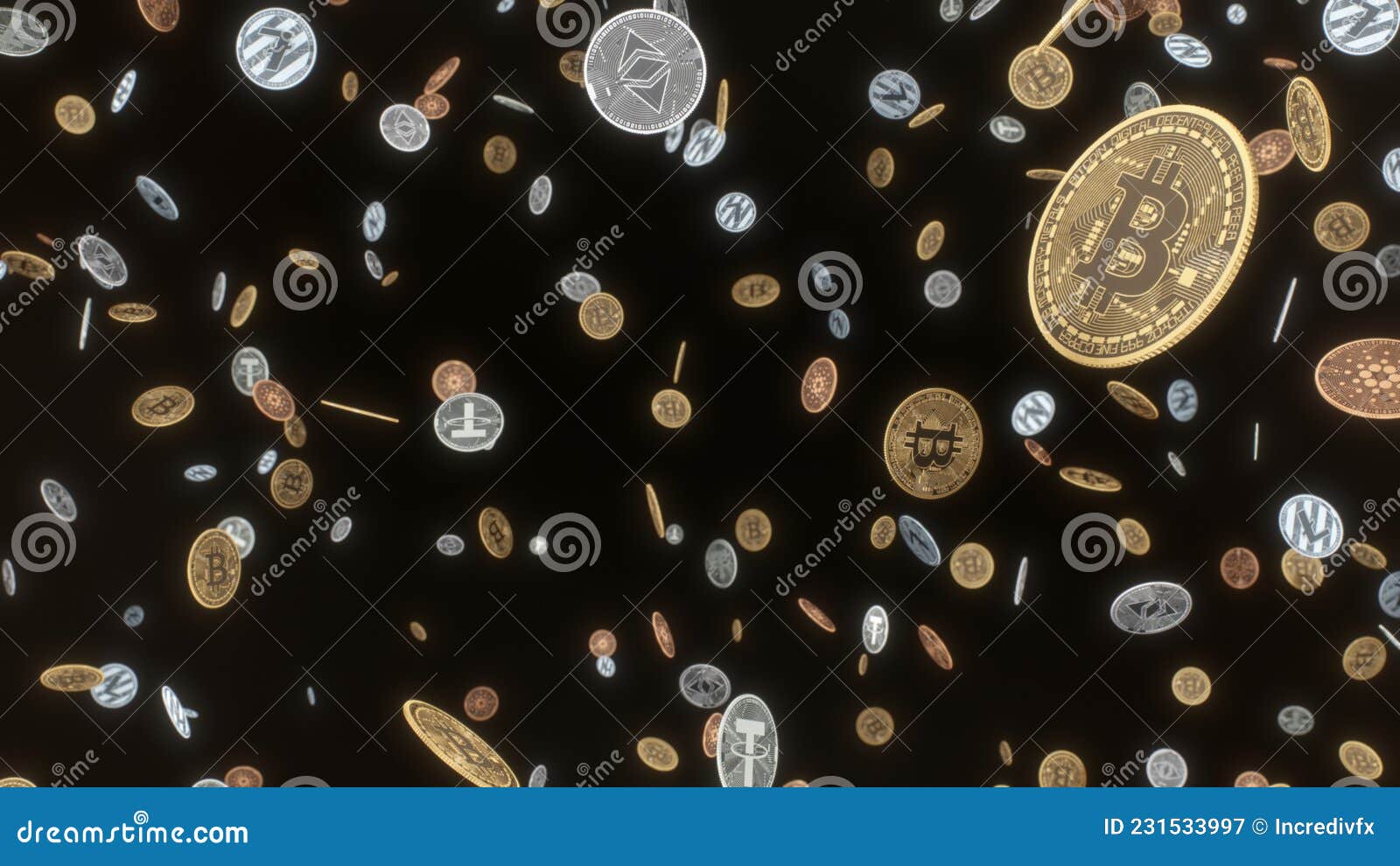 Bitcoin Cryptocurrency Market Crash 3D Falling Coins in Slow Motion -  Abstract Background Texture Editorial Photography - Illustration of crash,  ethereum: 231533997
