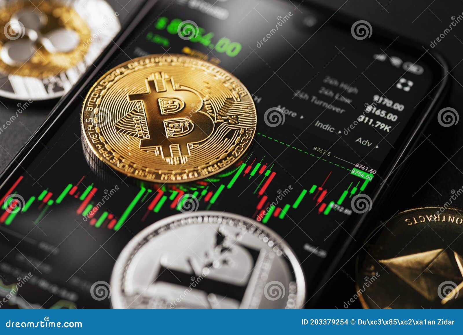 Bitcoin Cryptocurrency Trading Editorial Stock Image - Image of digital,  cryptocurrency: 203379254