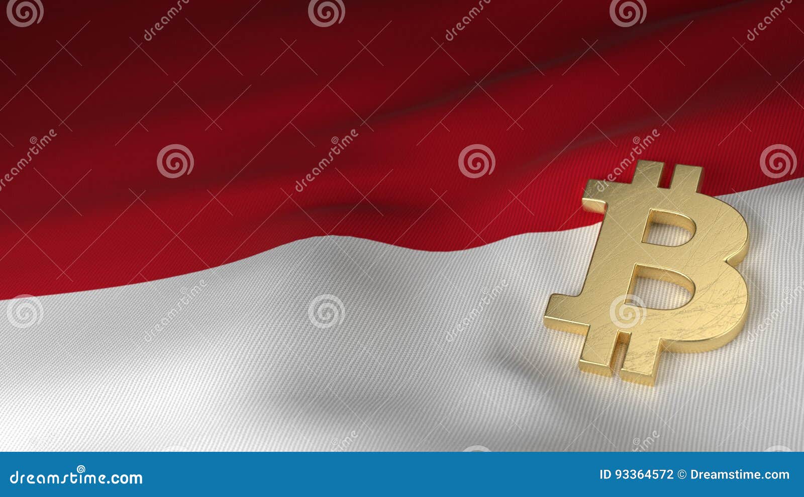Bitcoin Currency Symbol on Flag of Monaco Stock Illustration - Illustration  of crypto, concept: 93364572