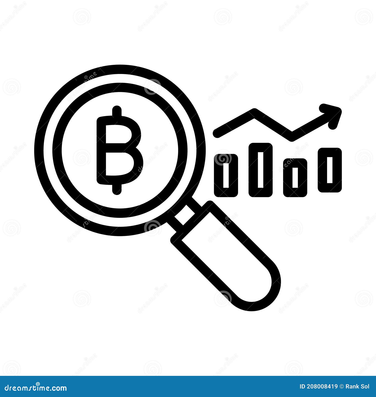 Bitcoin Data Analytics, Blockchain Analytics, Blockchain Data Analysis, Cryptocurrency  Analysis Fully Editable Vector Icons Stock Vector - Illustration of  magnifier, fully: 208008419