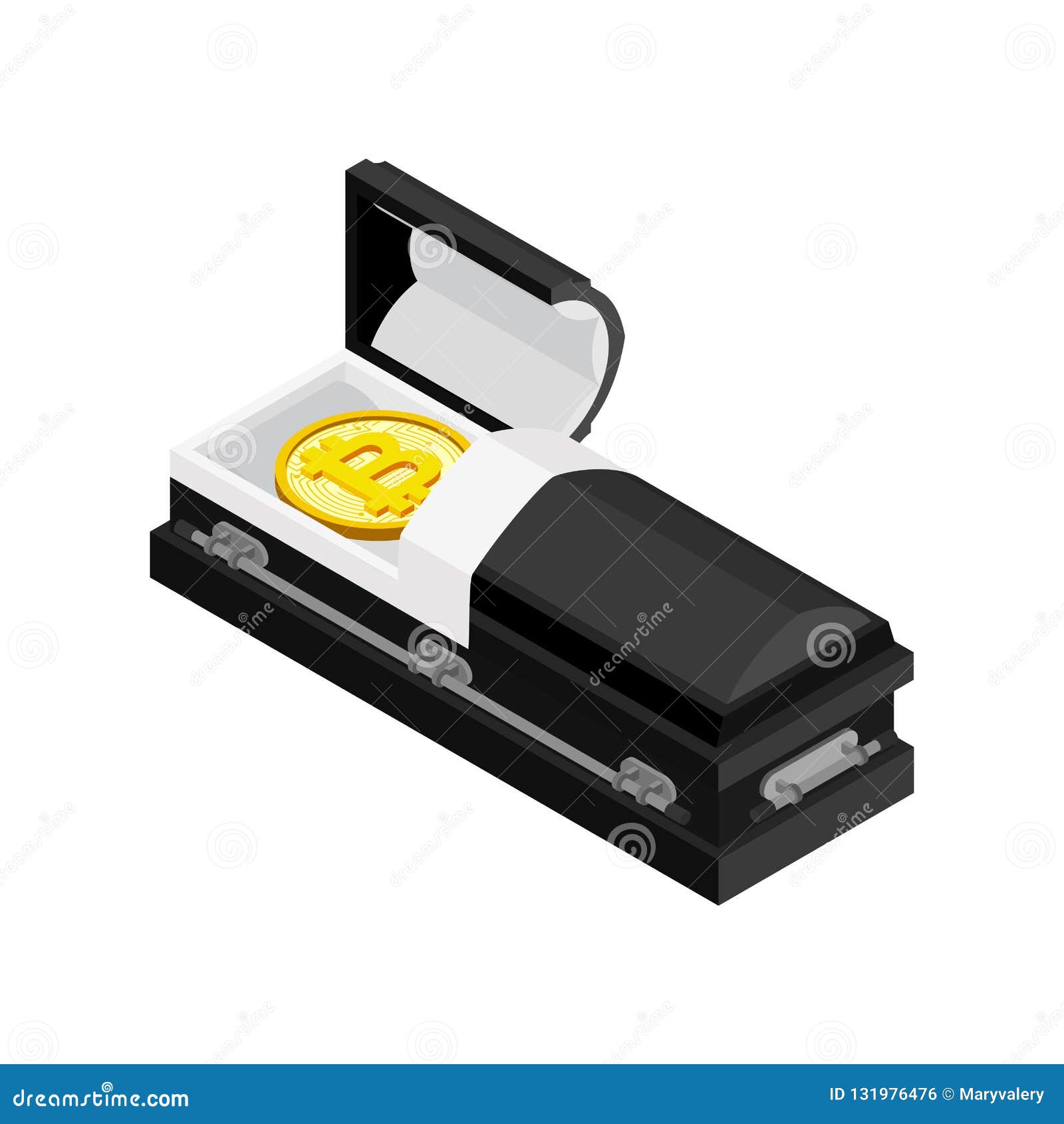 Bitcoin Di Morte in Bara Cryptocurrency Dello Strappo Separazione  Elettronica Illustrazione Vettoriale - Illustrazione di memoria, digitale:  131976476