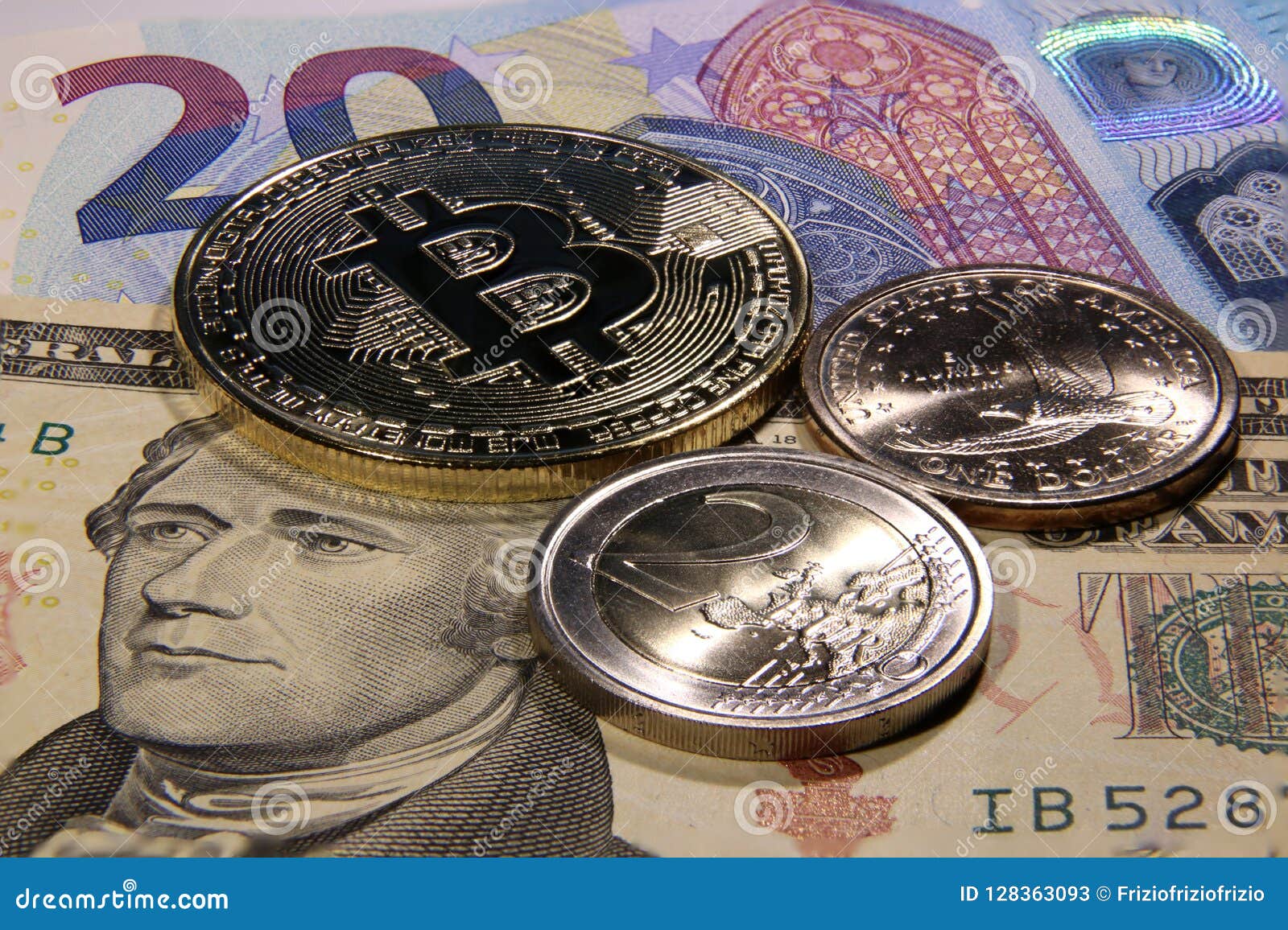bitcoins koersen valutaeuro/dollar