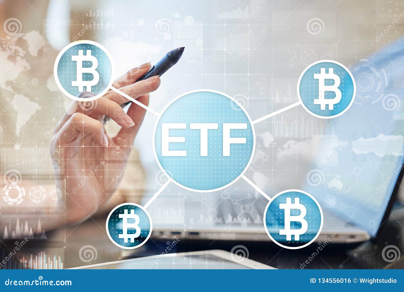 Bitcoin ETF, Exchange Traded Fund And Cryptocurrencies ...