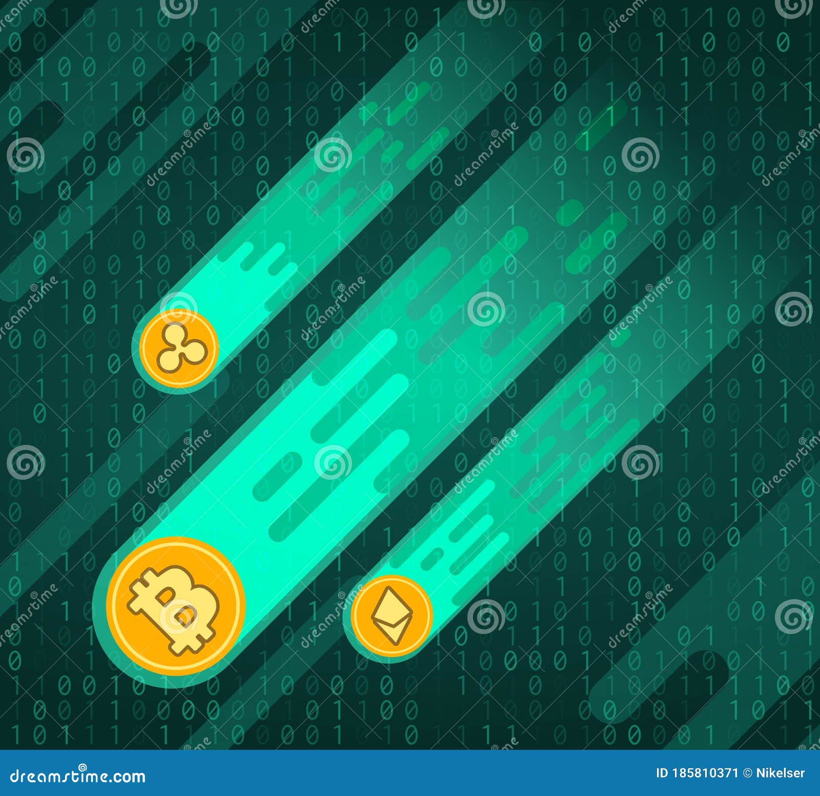 Bitcoin, Ethereum, Ripple Crypto Currency Fall Down in Computer Matrix Flat  Style Decrease Digital Currency. Bitcoin Editorial Photo - Illustration of  cryptocurrency, bitcoin: 185810371