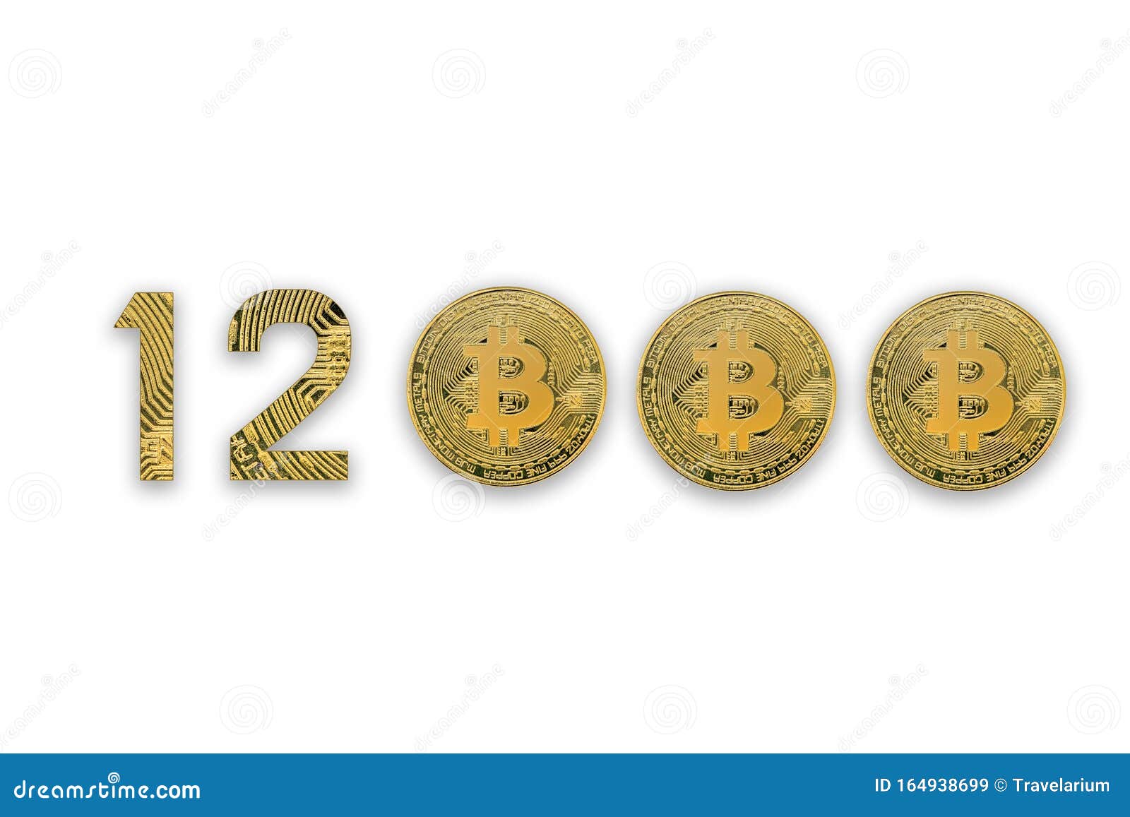 12000 Bitcoin Exchange Rate, Isolated. Crypto Currency Style for Design  Stock Image - Image of mining, gold: 164938699