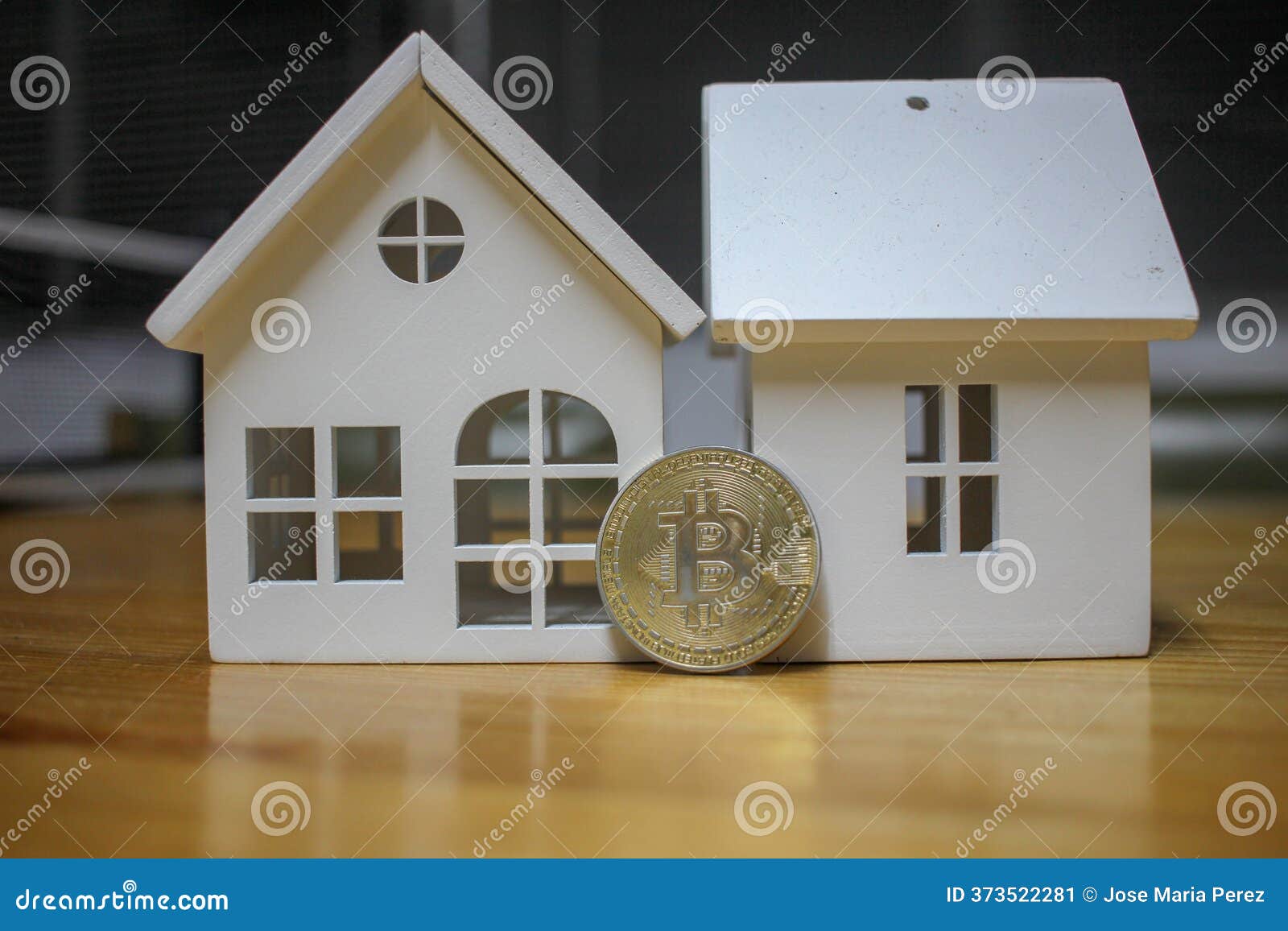 Bitcoin Two Houses Stock Photos - Free & Royalty-Free Stock Photos from  Dreamstime