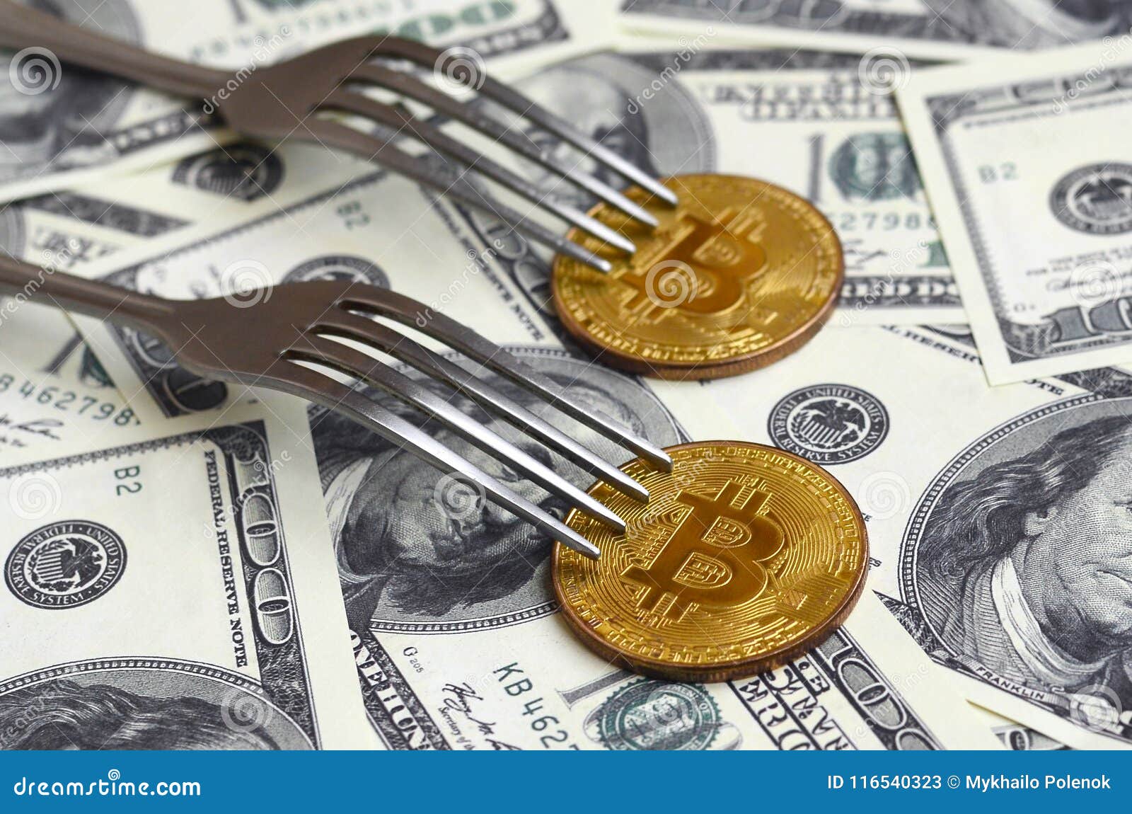 Bitcoin gold fork blockchain crypto growing