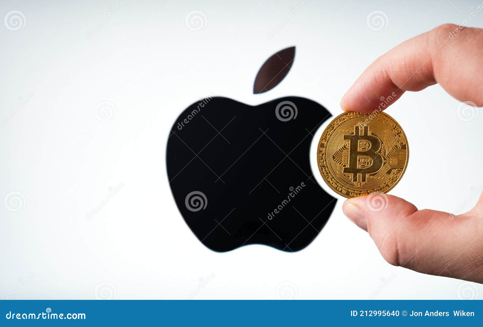 Bitcoin Infront Of Tesla Logo On Computer Laptop. To Simulate The Future Of Crypto Currency ...