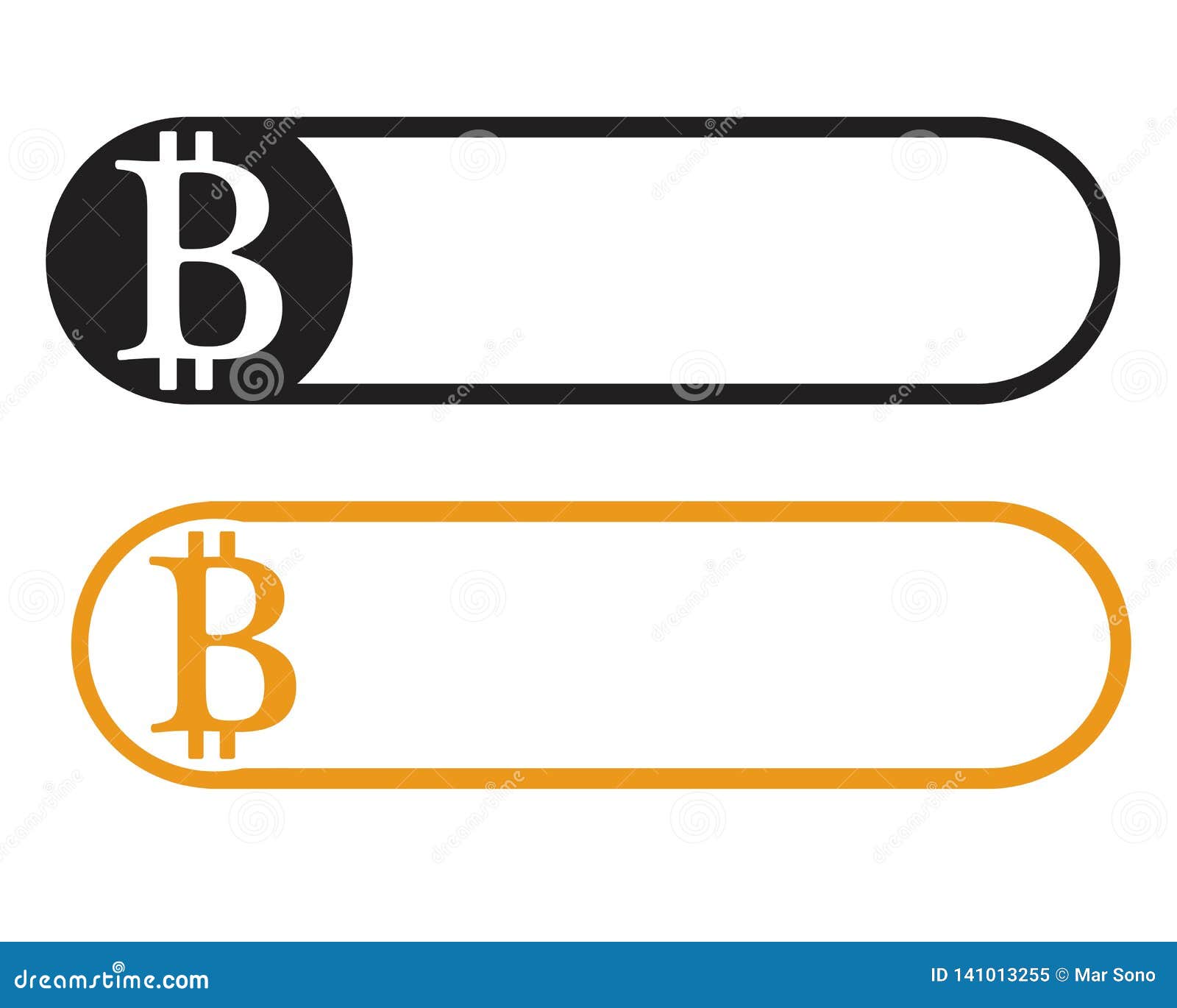 Bitcoin Logo Vector Template Stock Vector Illustration Of Network Icon 141013255