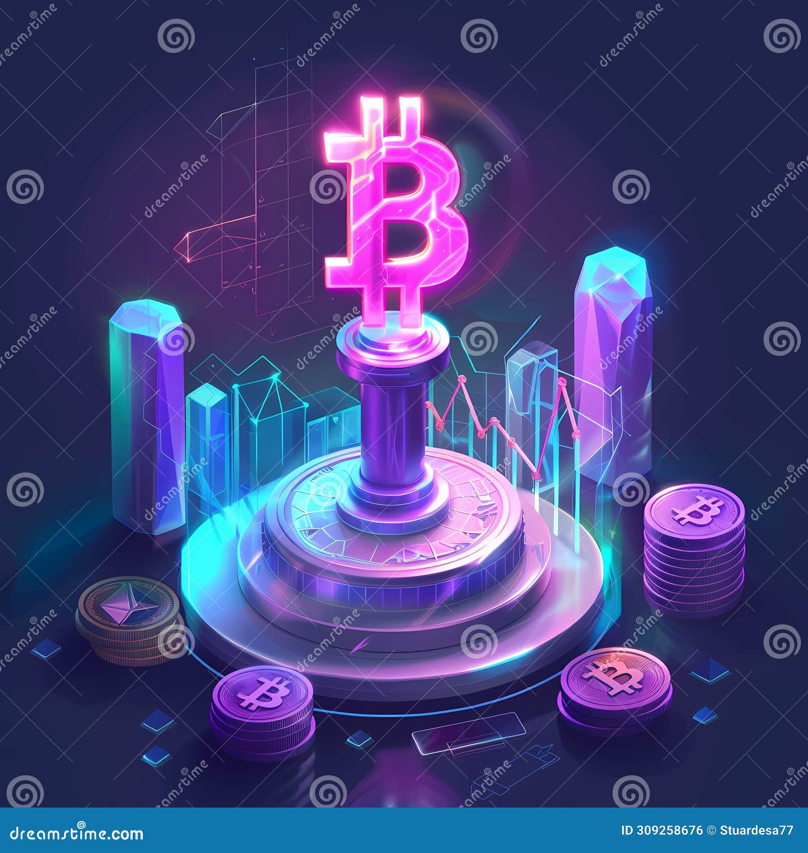 bitcoin neon sovereignty ai generative
