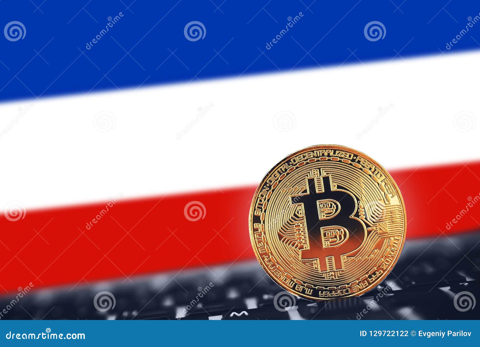 Bitcoin on Netherlands Flag Background Stock Photo - Image of business,  crypto: 129722122