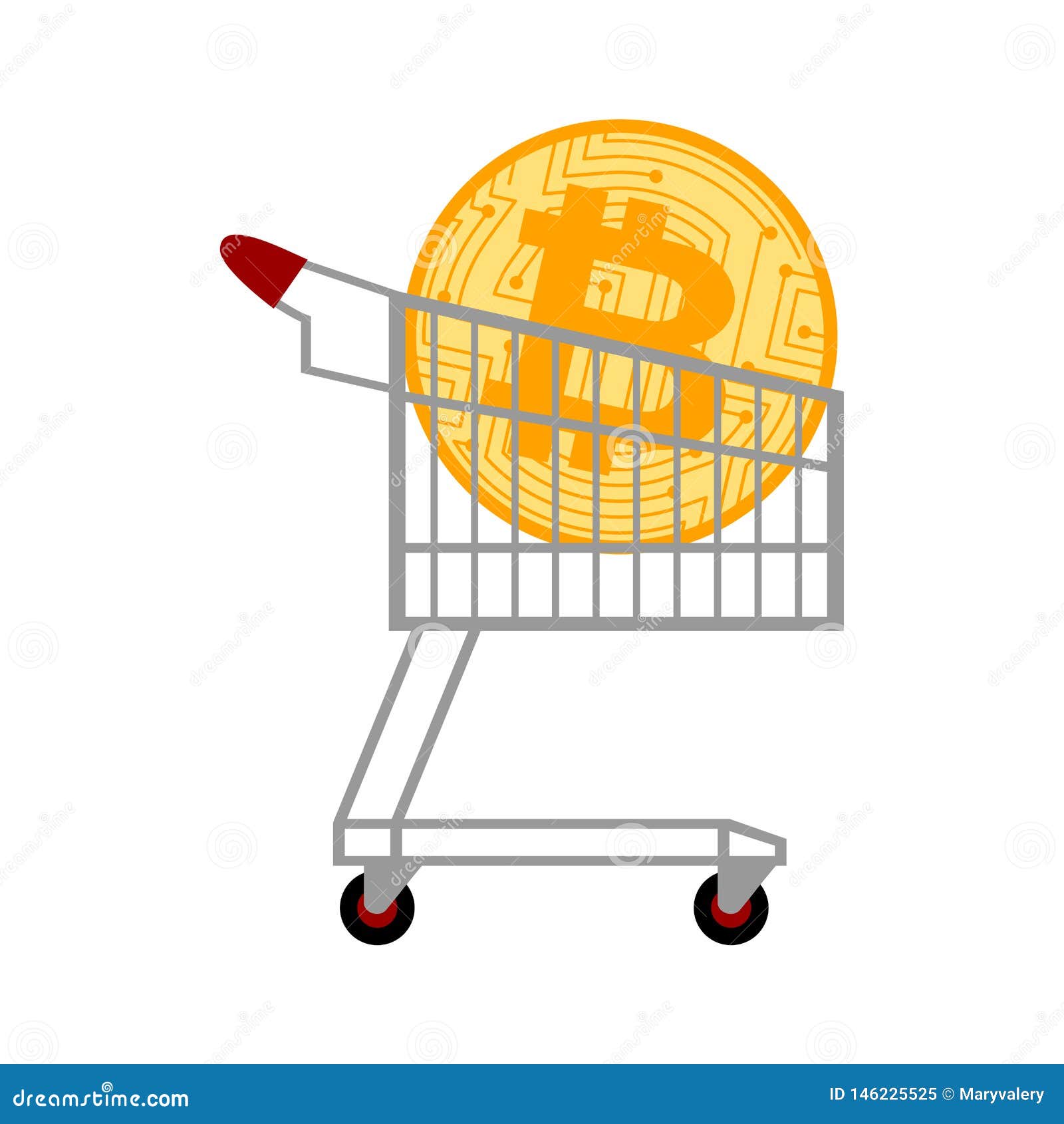 Bitcoin No Carro Do Mercado Compra Do Cryptocurrency Venda Cripto Da Troca  Ilustração do Vetor - Ilustração de carro, troca: 146225525