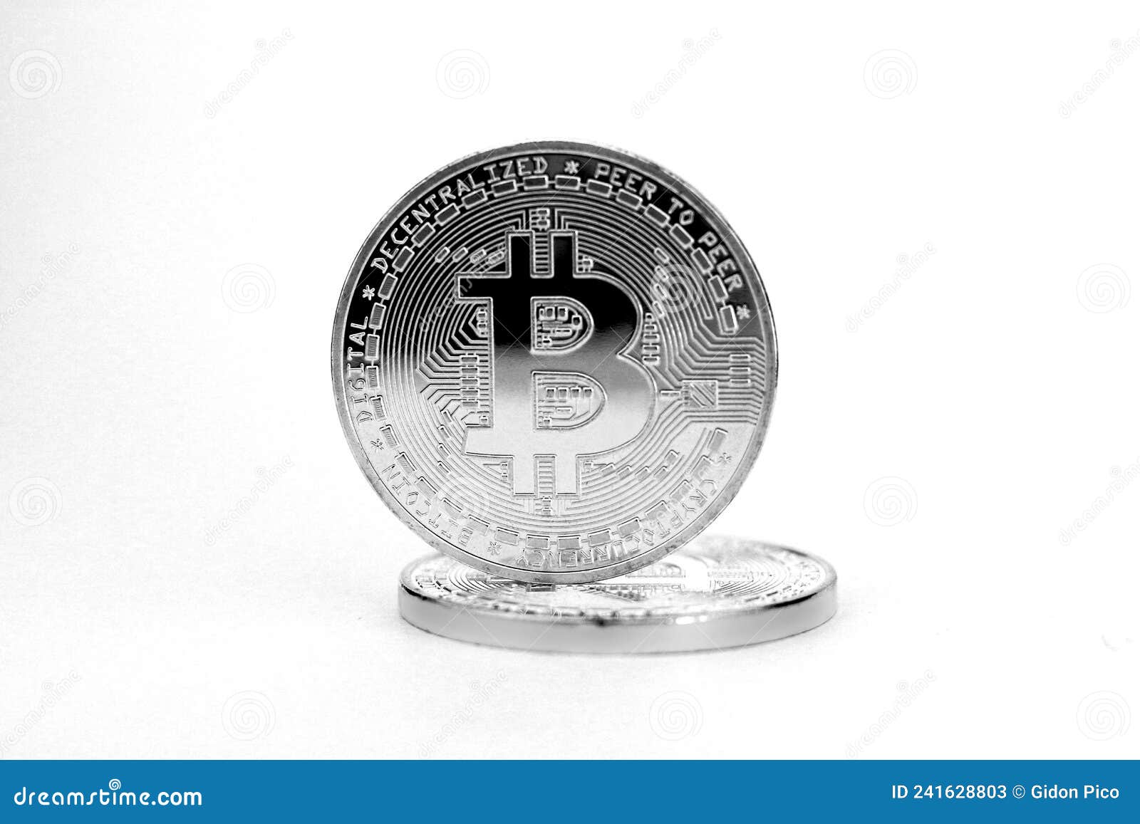 Bitcoin is an Open Source Peer-to-peer Electronic Cash System that Uses  Blockchain Technology Stock Image - Image of financial, blockchain:  241628803