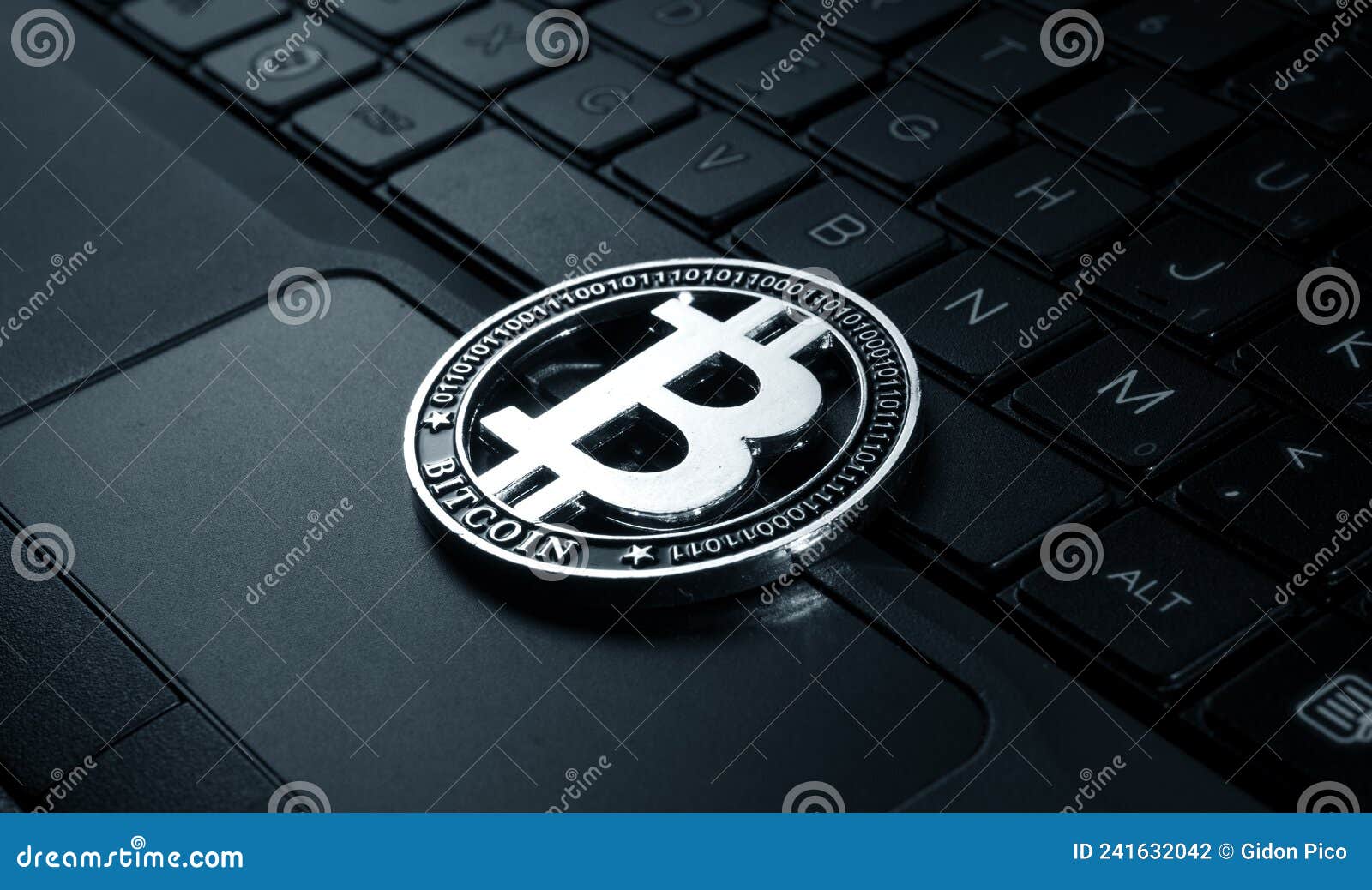Bitcoin is an Open Source Peer-to-peer Electronic Cash System that Uses  Blockchain Technology Stock Photo - Image of coin, business: 241632042