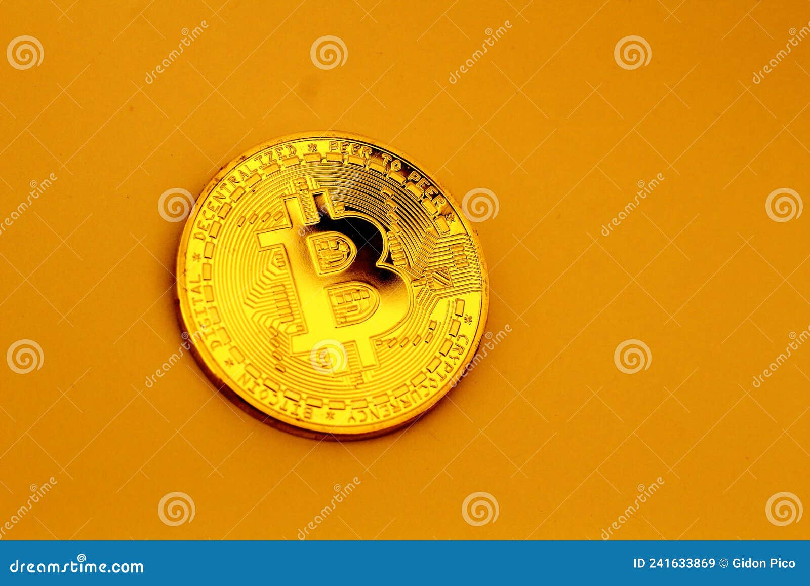 Bitcoin is an Open Source Peer-to-peer Electronic Cash System that Uses  Blockchain Technology Stock Image - Image of money, background: 241633869