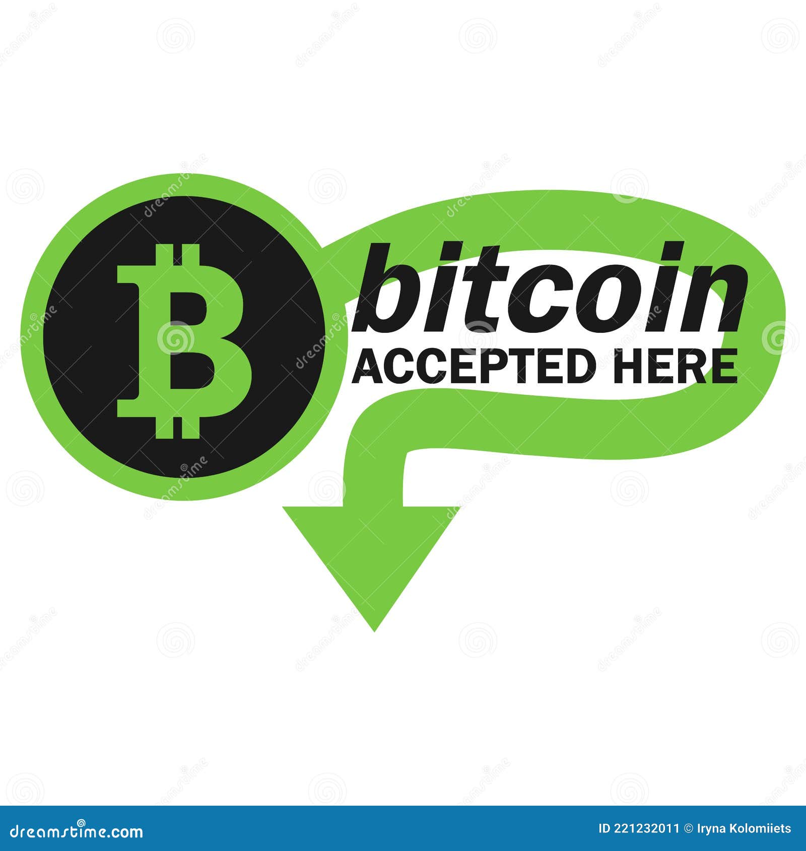 Bitcoin Payment Concept. Mobile Cryptocurrency. Bitcoin Transaction or  Donation Stock Vector - Illustration of accepted, internet: 221232011