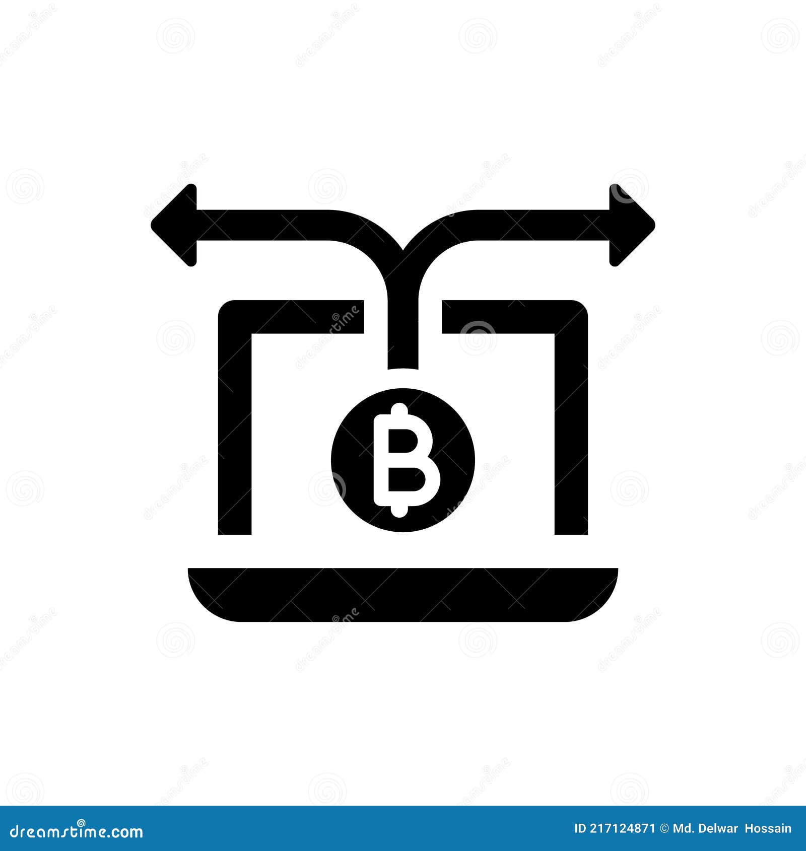 Bitcoin Payment Gateway Icon Stock Vector - Illustration of sign, secure:  217124871
