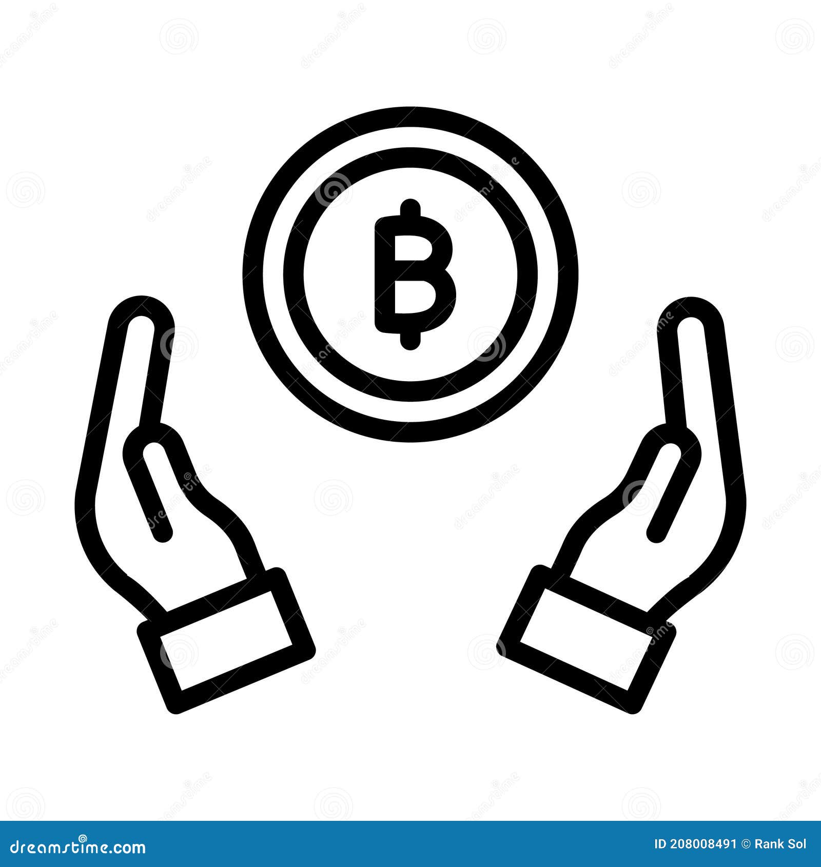 bitcoin payment, send bitcoin, accept bitcoin, bitcoin fully editable  icons