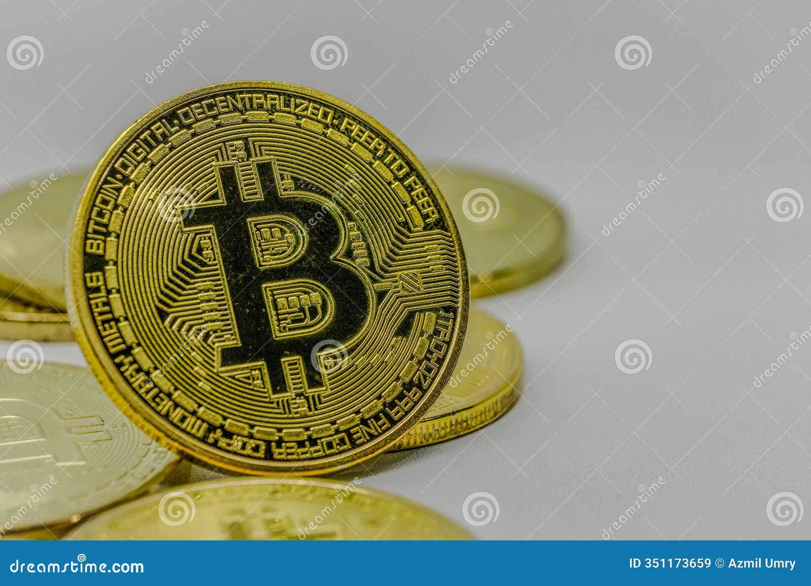 Bitcoin a Revolutionary Digital Asset Stock Image - Image of marketing,  electronic: 351173659