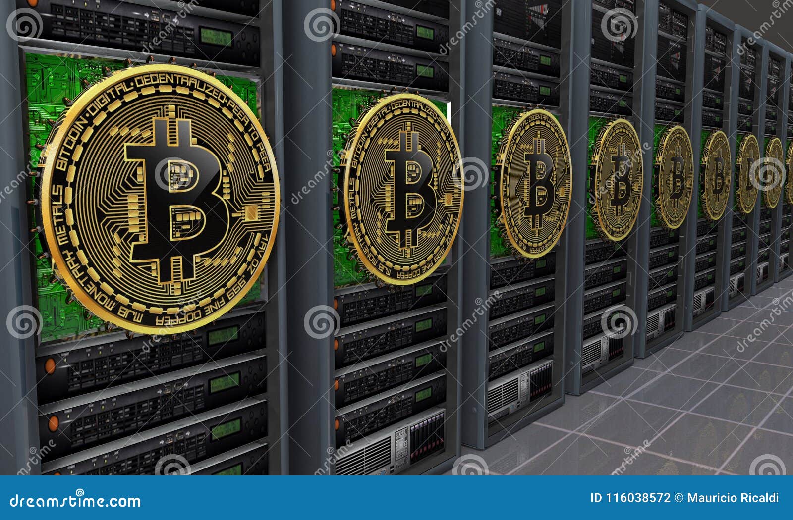 hardware del server minerario bitcoin
