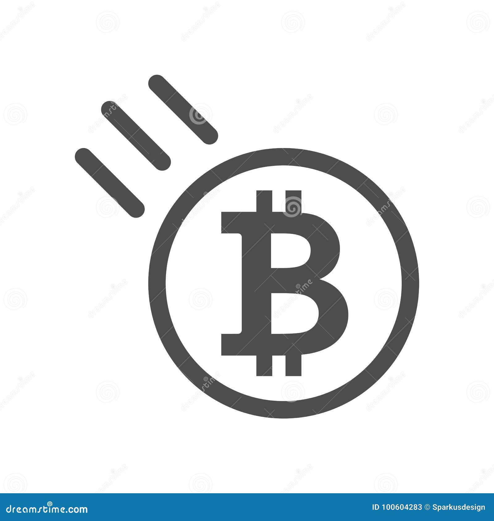 Bitcoin Sign Icon - Price Go Down and Falling Stock Vector - Illustration  of cryptography, finance: 100604283