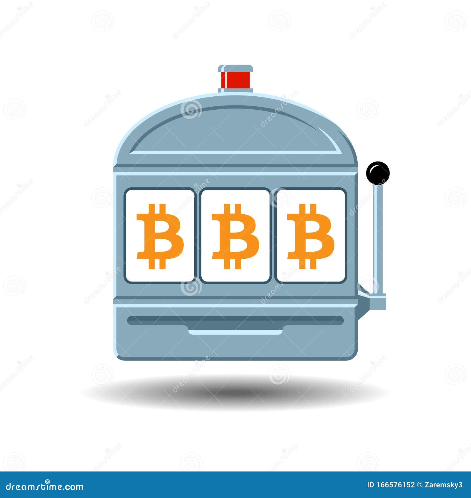 Bitcoin Slot Machine Icon Vector Illustration Stock Vector - Illustration  of lucky, icon: 166576152