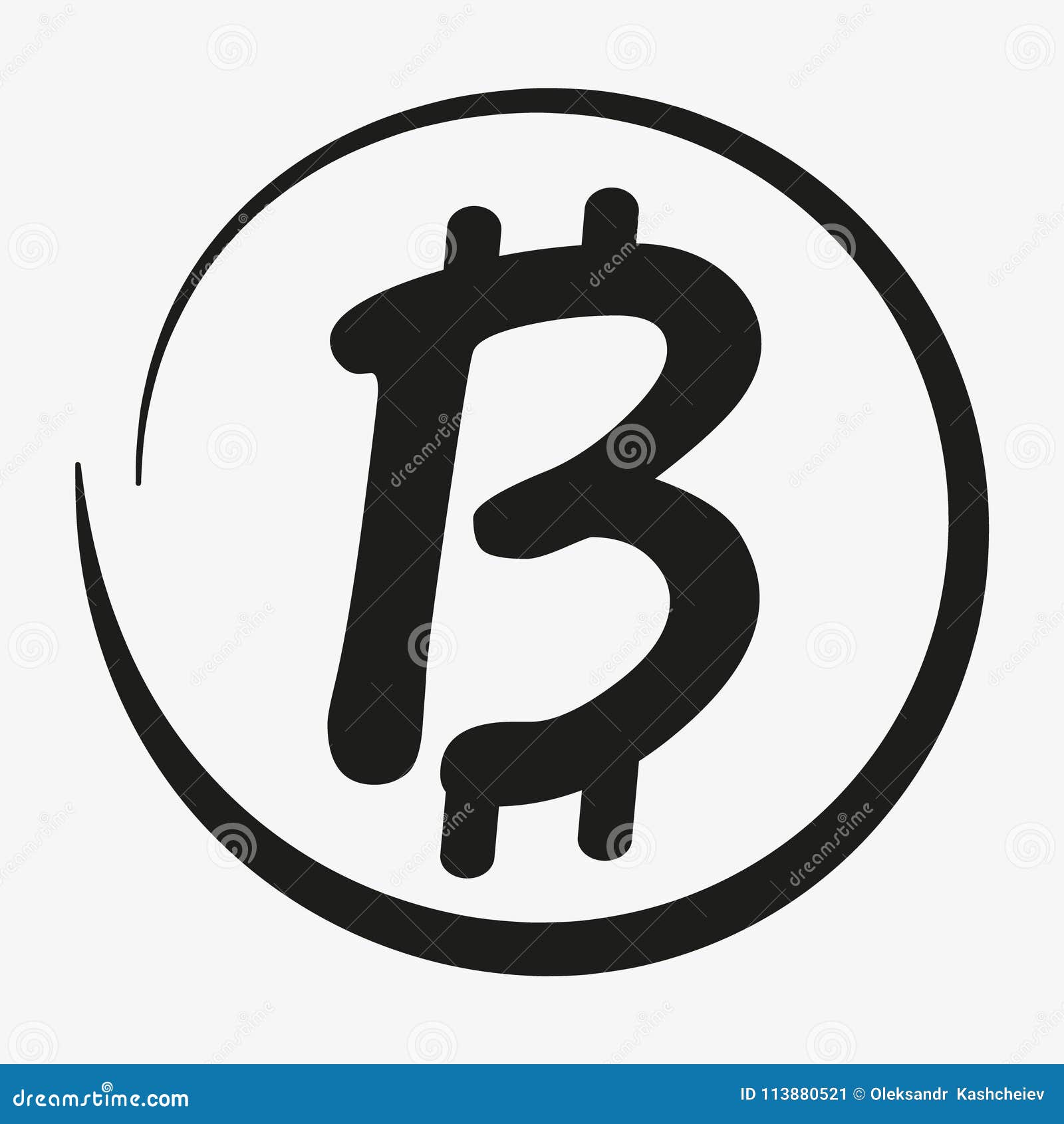 Bitcoin Symbol. Vector Icon, Bitcoin Solid Logo ...