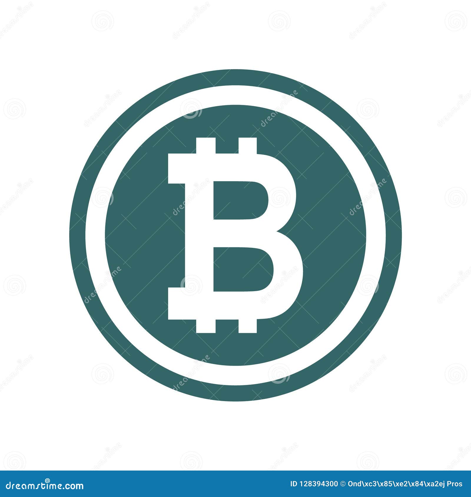 Bitcoin Vector Icon, Symbol in Flat Digital Design. App Internet Web Stock  Vector - Illustration of badge, bitcoin: 128394300