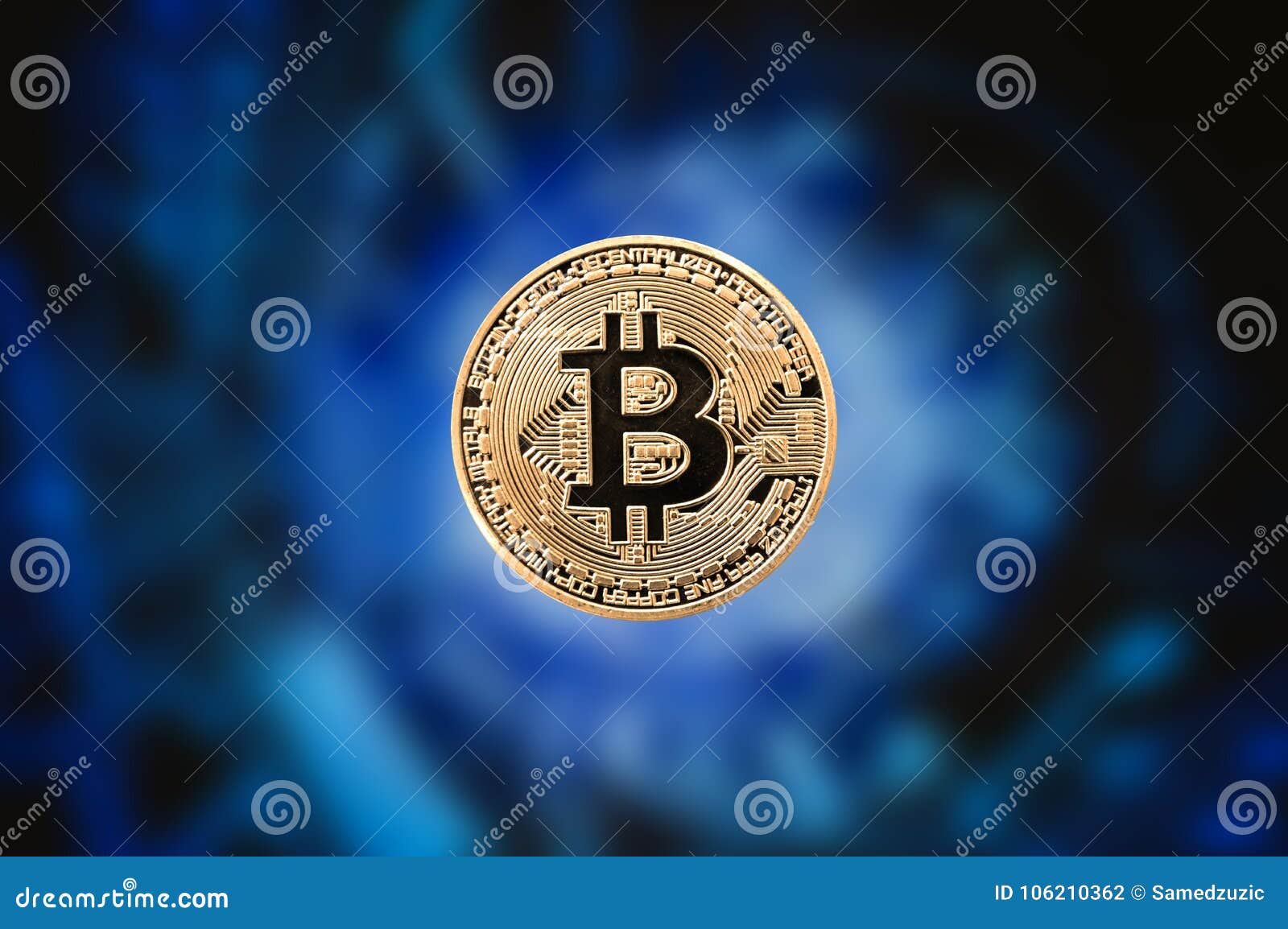 Bitcoin virtual currency editorial photography. Image of ...