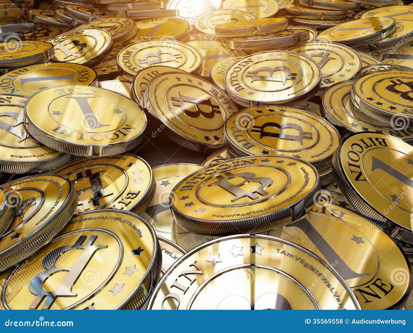 Bitcoins editorial stock photo. Image of financial ...