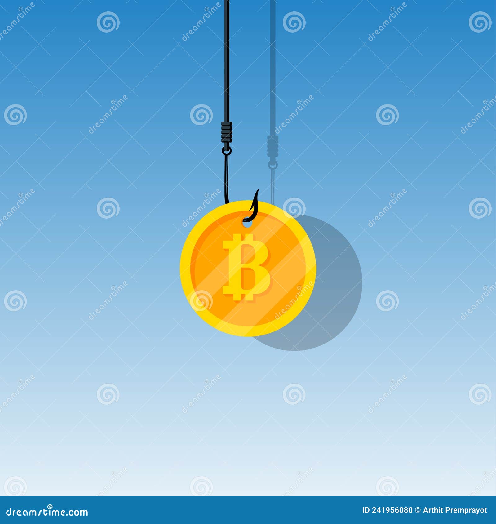 Bitcoins and Hook, Bitcoin Mining, Digital Money Cryptocurrency Investment  Idea Stock Vector - Illustration of design, chain: 241956080