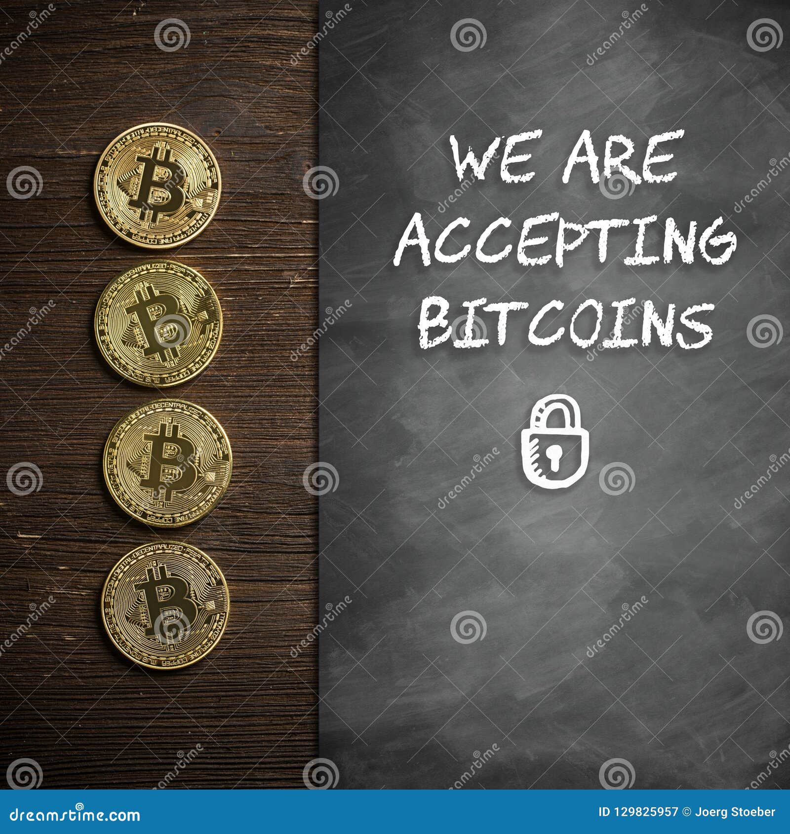 aceitamos bitcoins stock