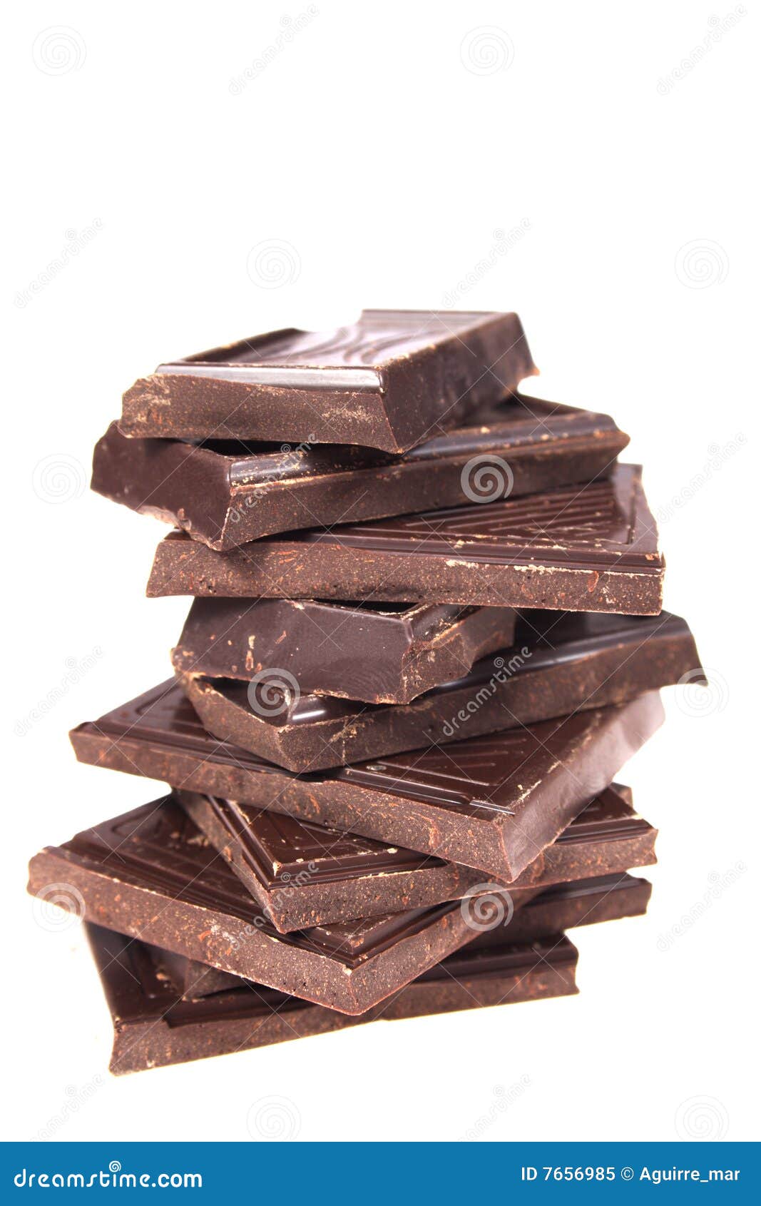 Bitter chocolate stock image. Image of calorie, macro 7656985