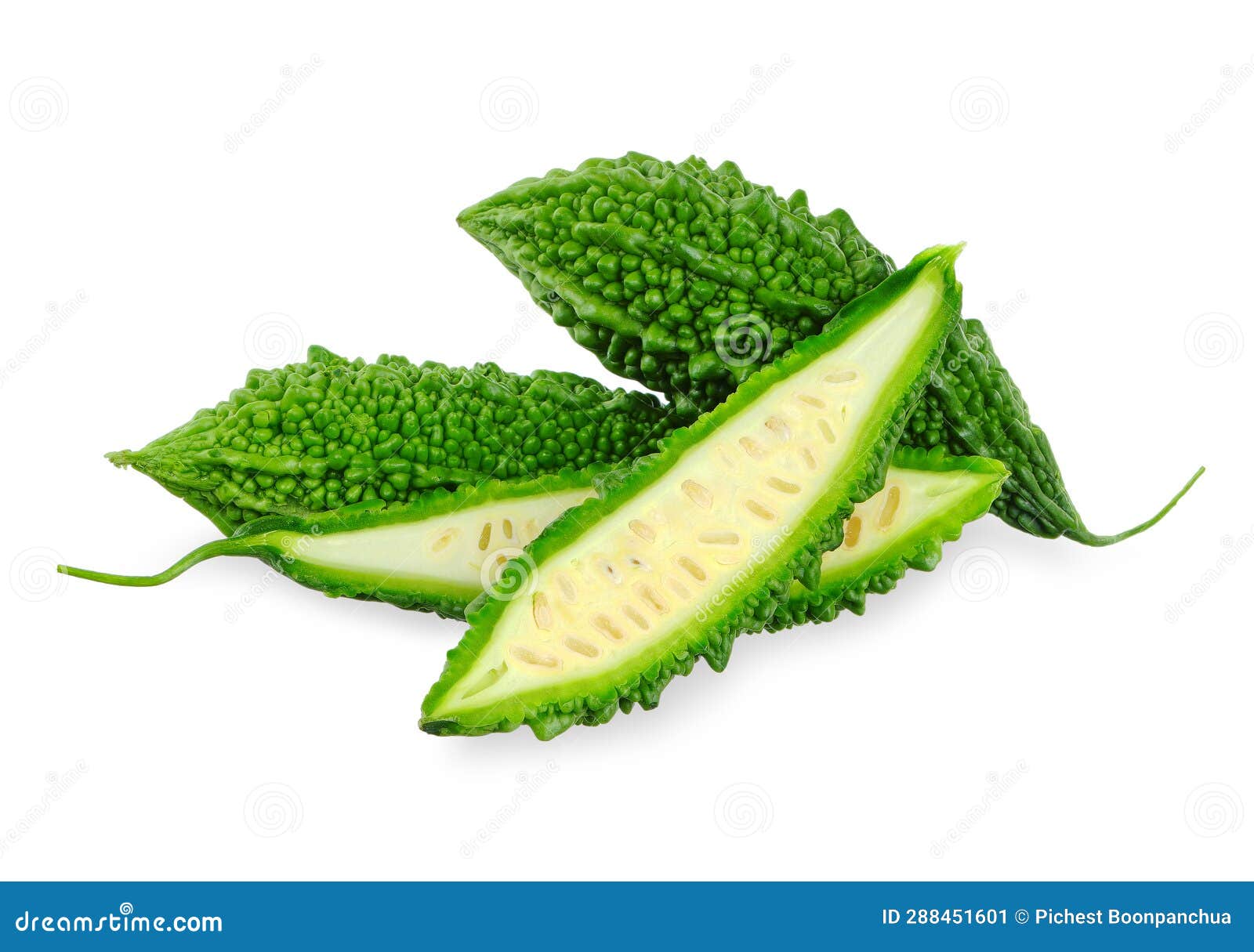 Wax Gourd Isolated On White Background RoyaltyFree Stock Photo