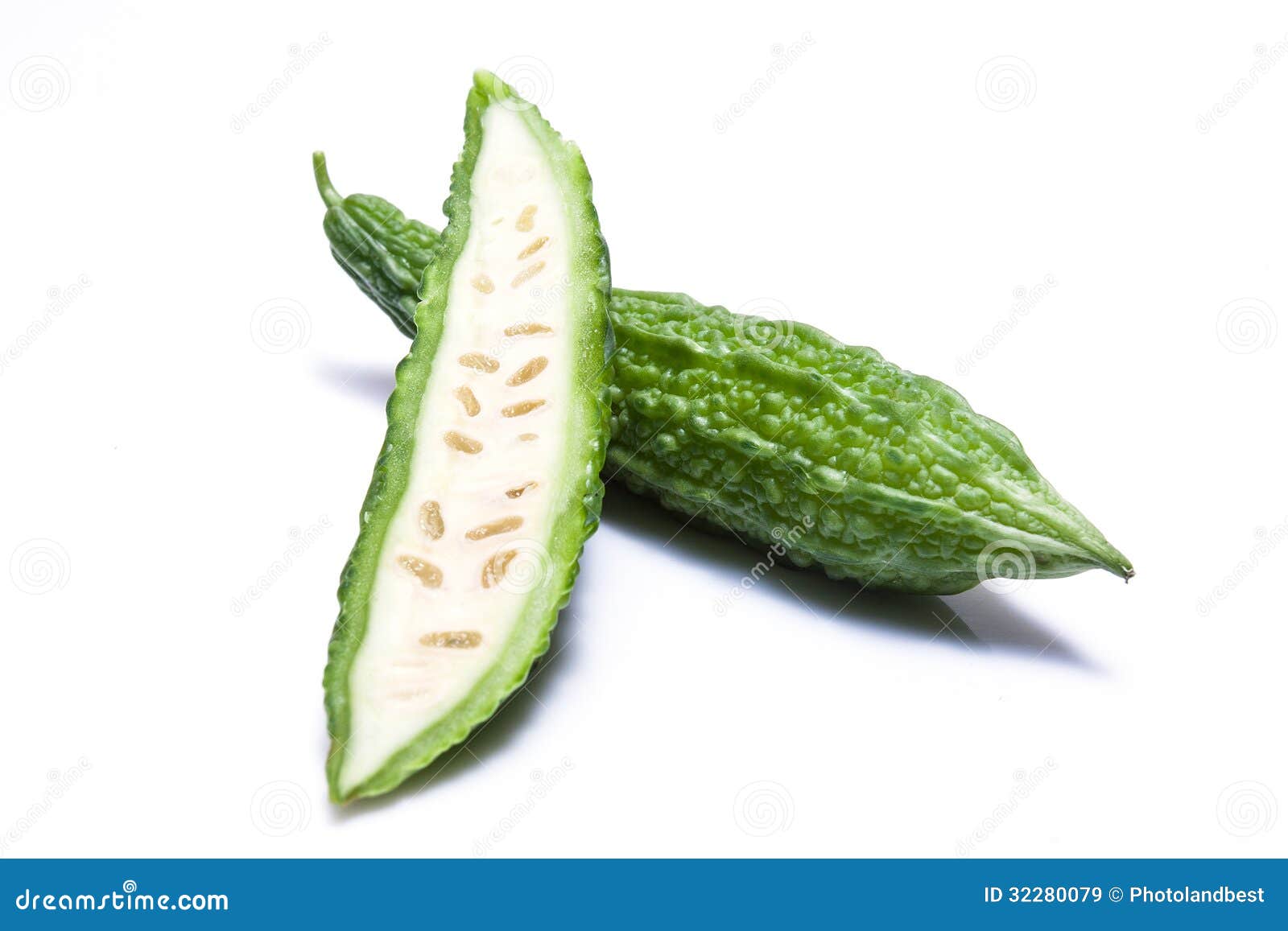 Bitter melon, Bitter gourd stock image. Image of baby 32280079