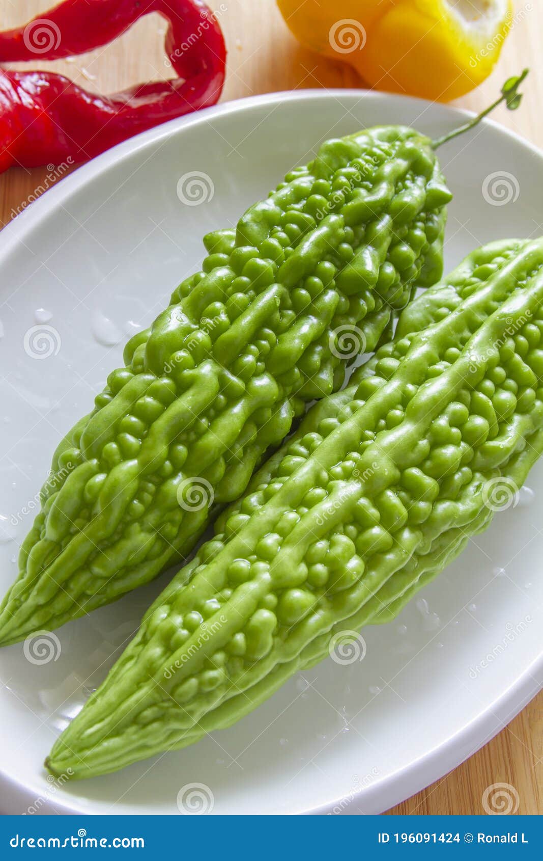 Bitter Melon Bitter Gourd Close Up Stock Photo Image of chinese