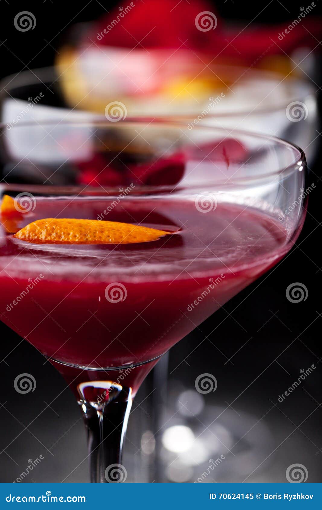 Bitter Sweet Cocktail stock image. Image of leaf, berry 70624145